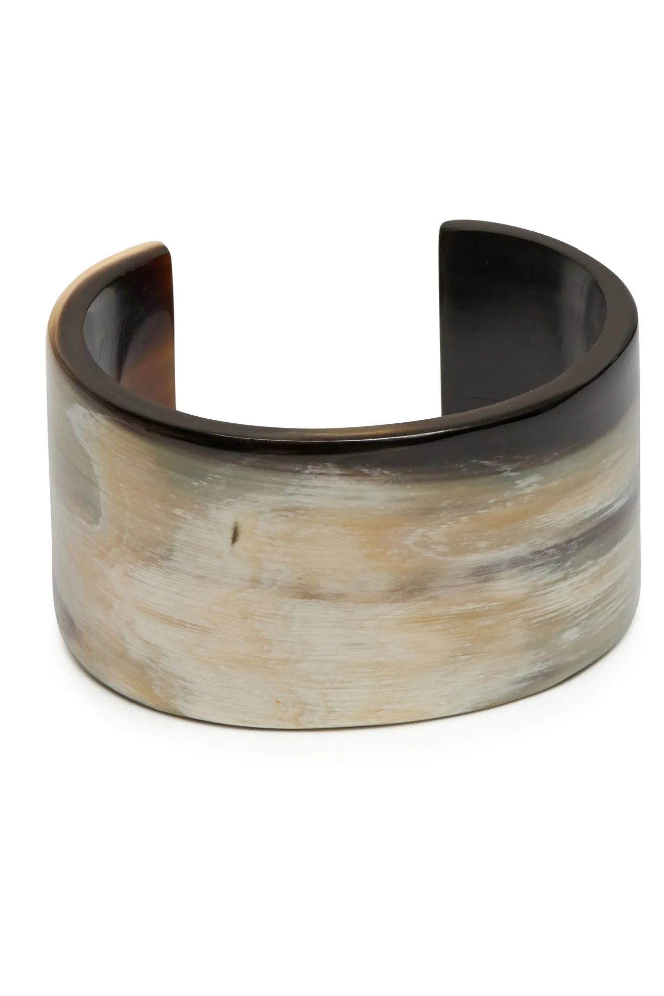 Buffalo Horn White Natural Cuff