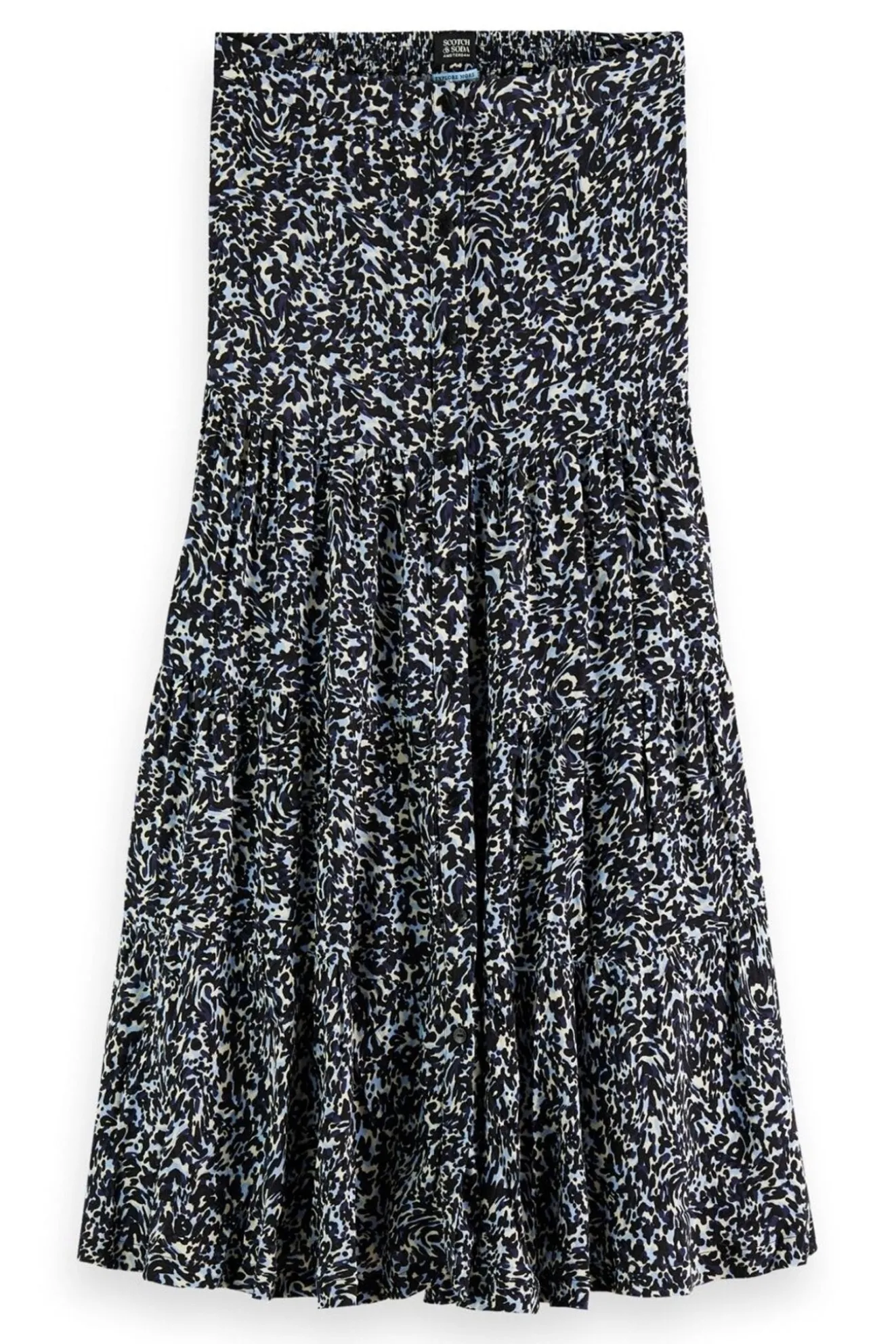 Scotch & Soda Patterned Midi Skirt