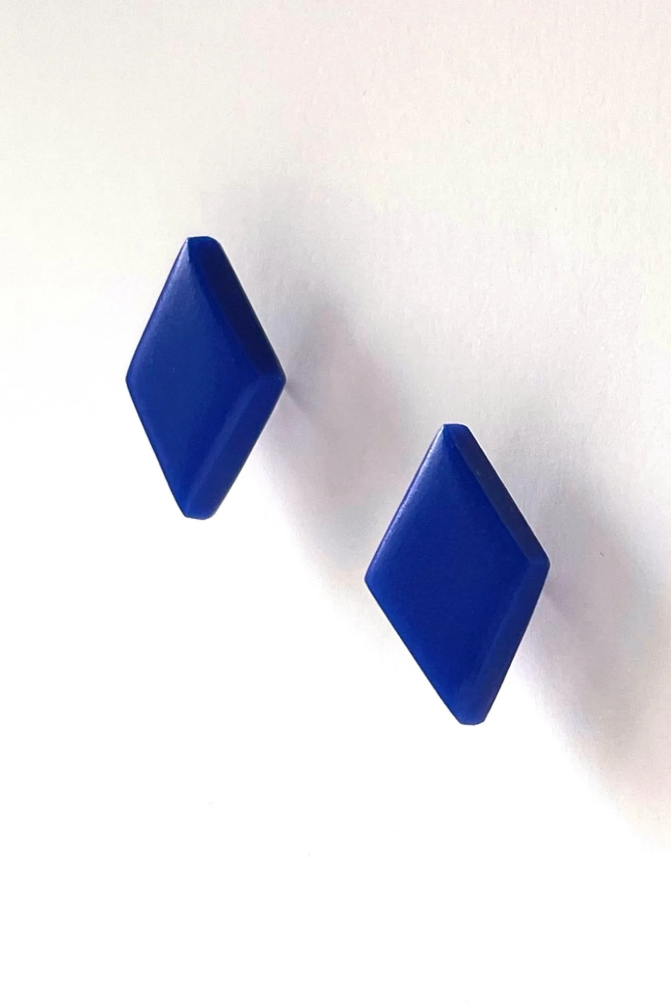 Gaia Cobalt With Black Beads 2-In-1 Earrings