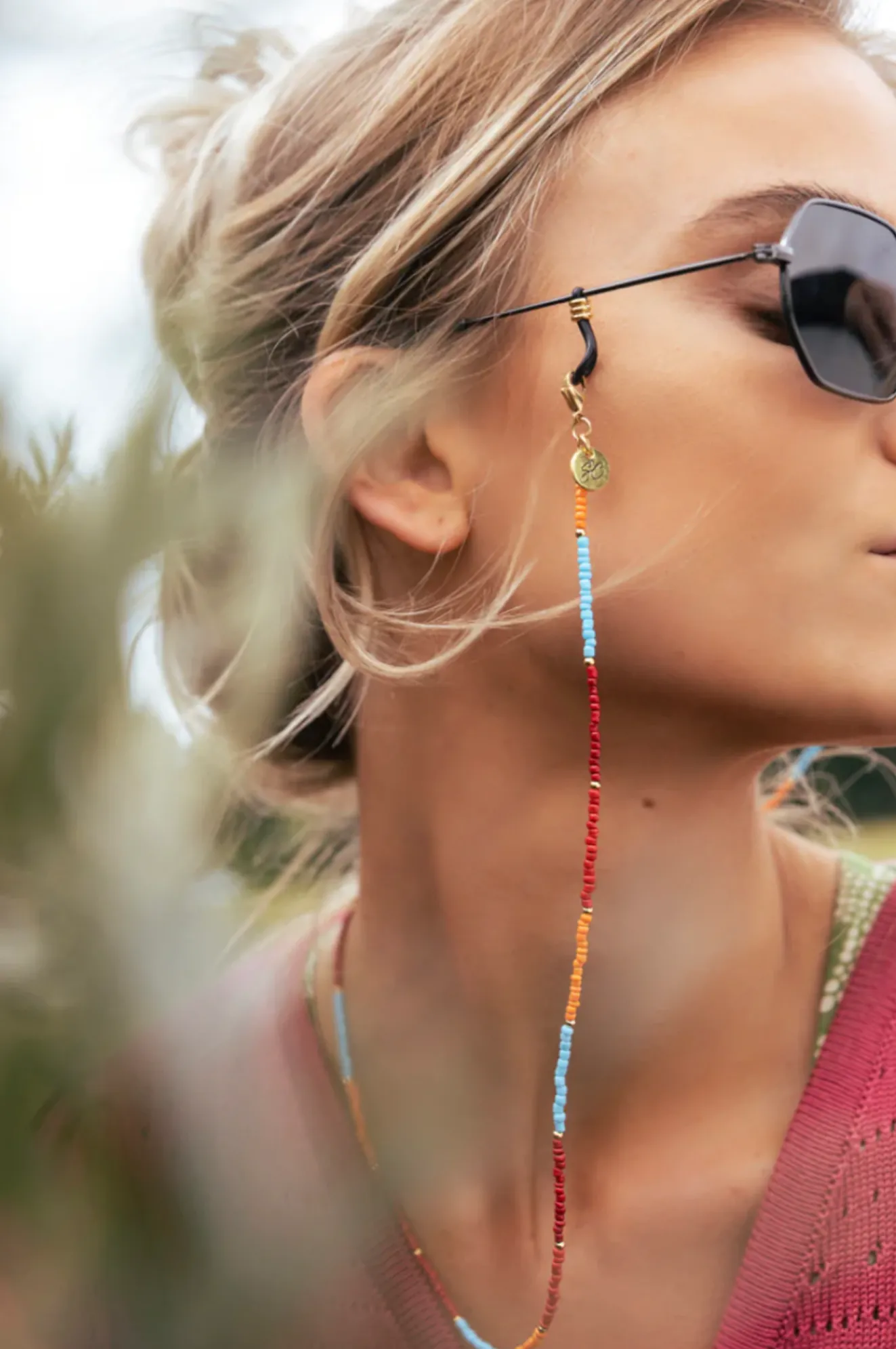 Pippa Colourful Beads Sunglasses Chain