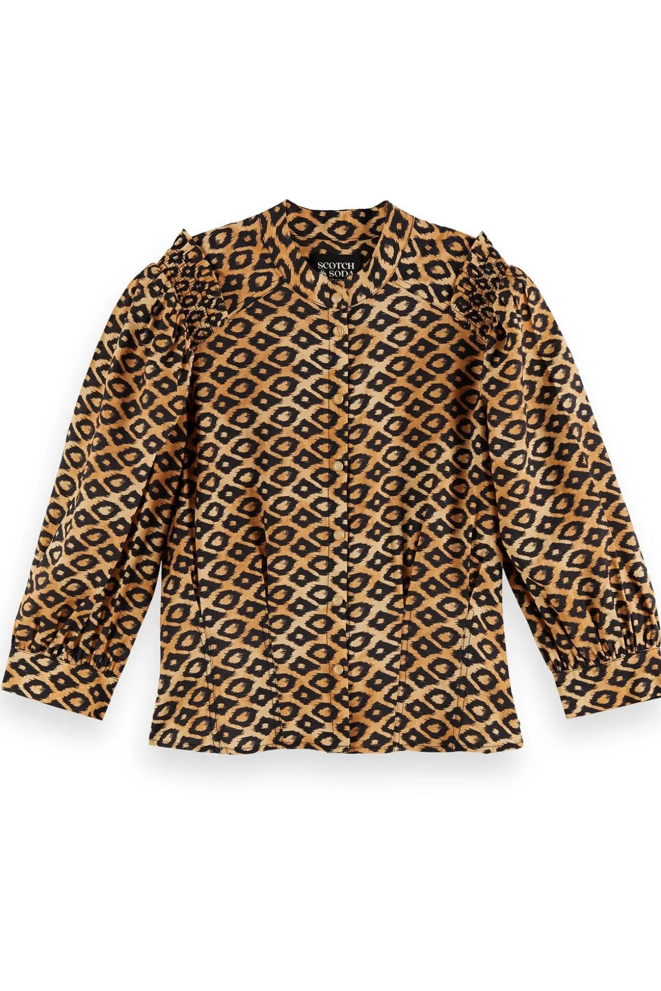 Scotch & Soda Ecovero Diamond Printed Top