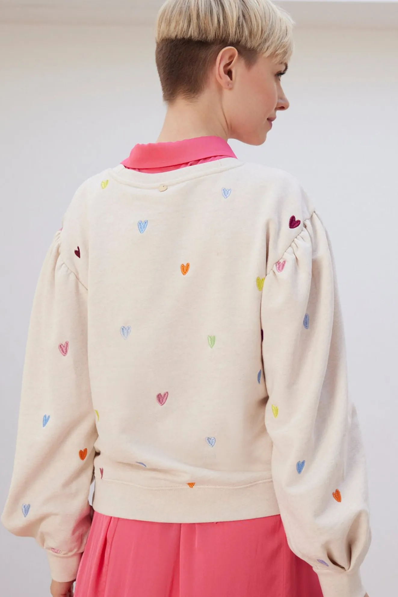 Fabienne Chapot Lin Heart Embroidered Sweater