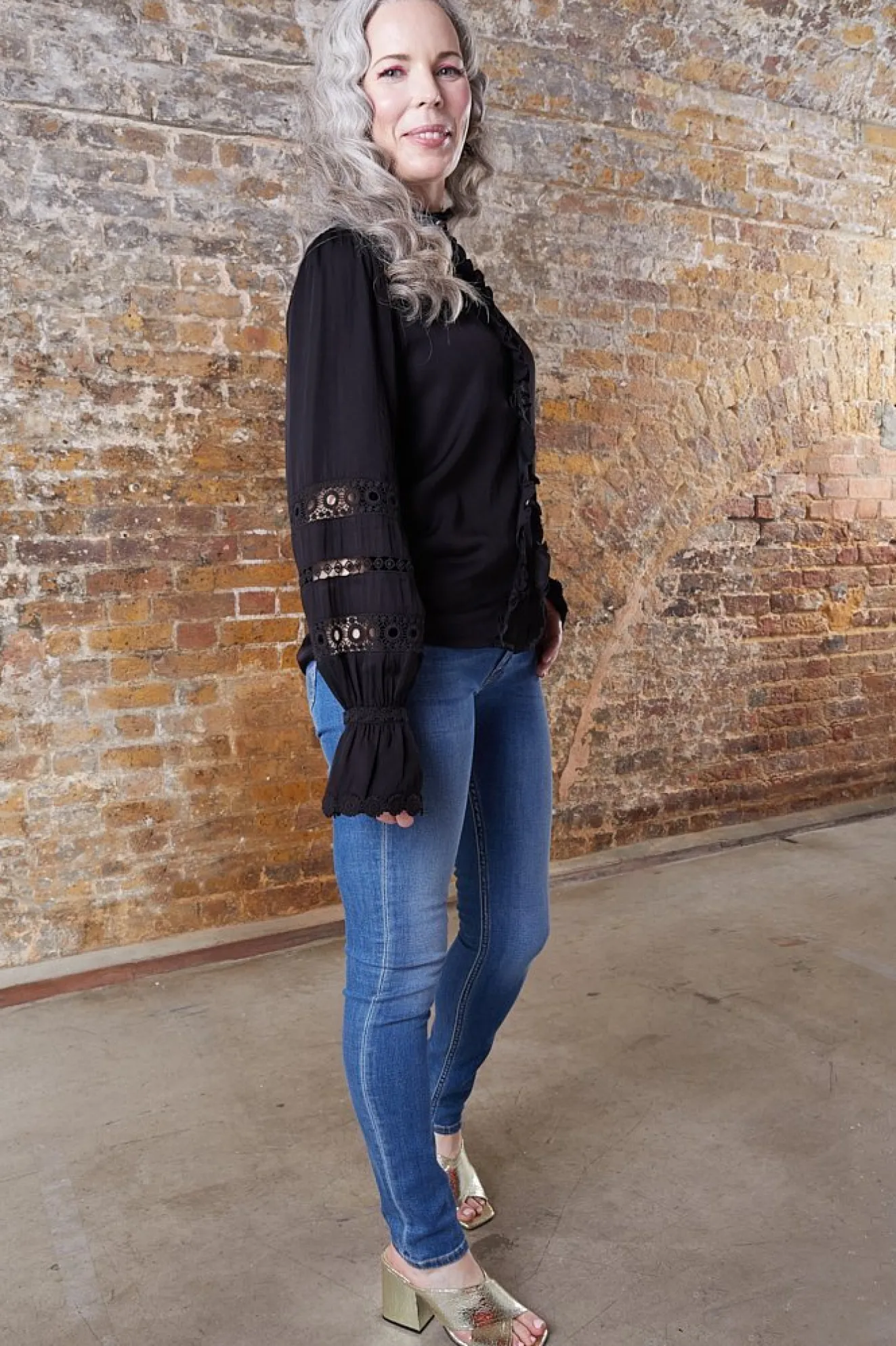 Reiko Nelly Mid Blue Skinny Jeans