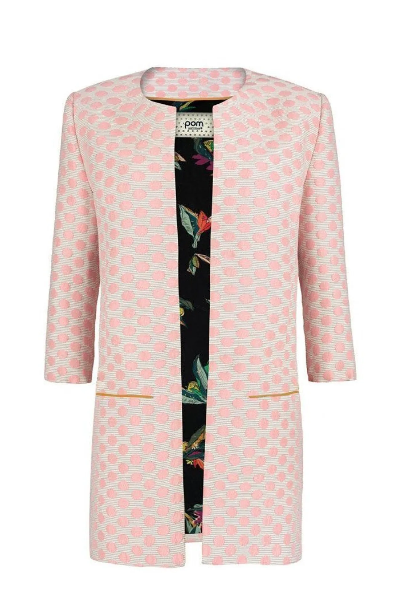 Pom Amsterdam Polka Dots Pink Jacket