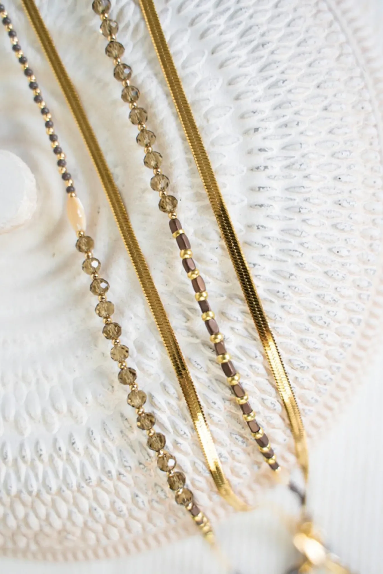 Emma-Jane Beaded & Gold Double Sunglasses Chain