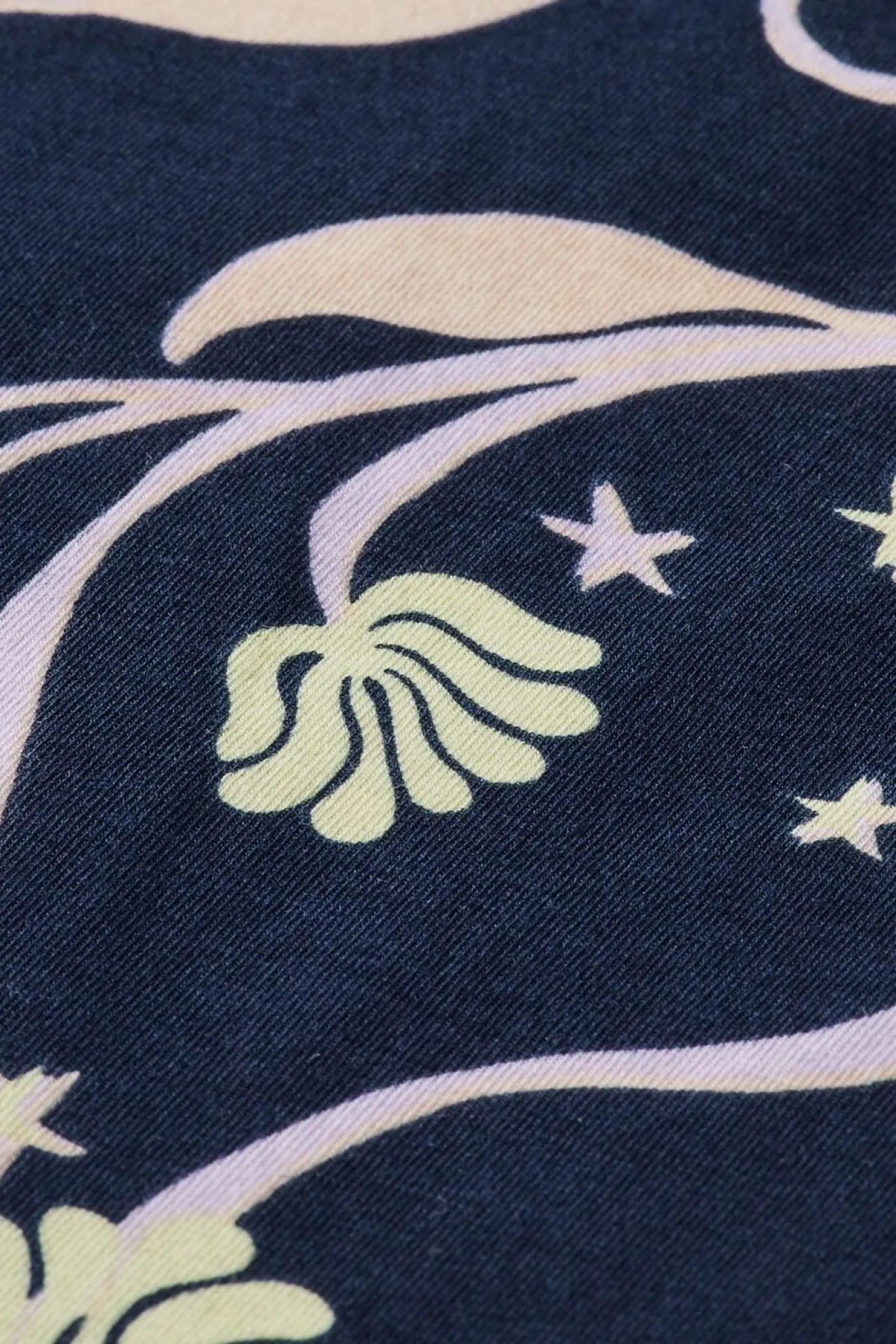 Scotch & Soda Printed Turtle Neck Organic Cotton Top