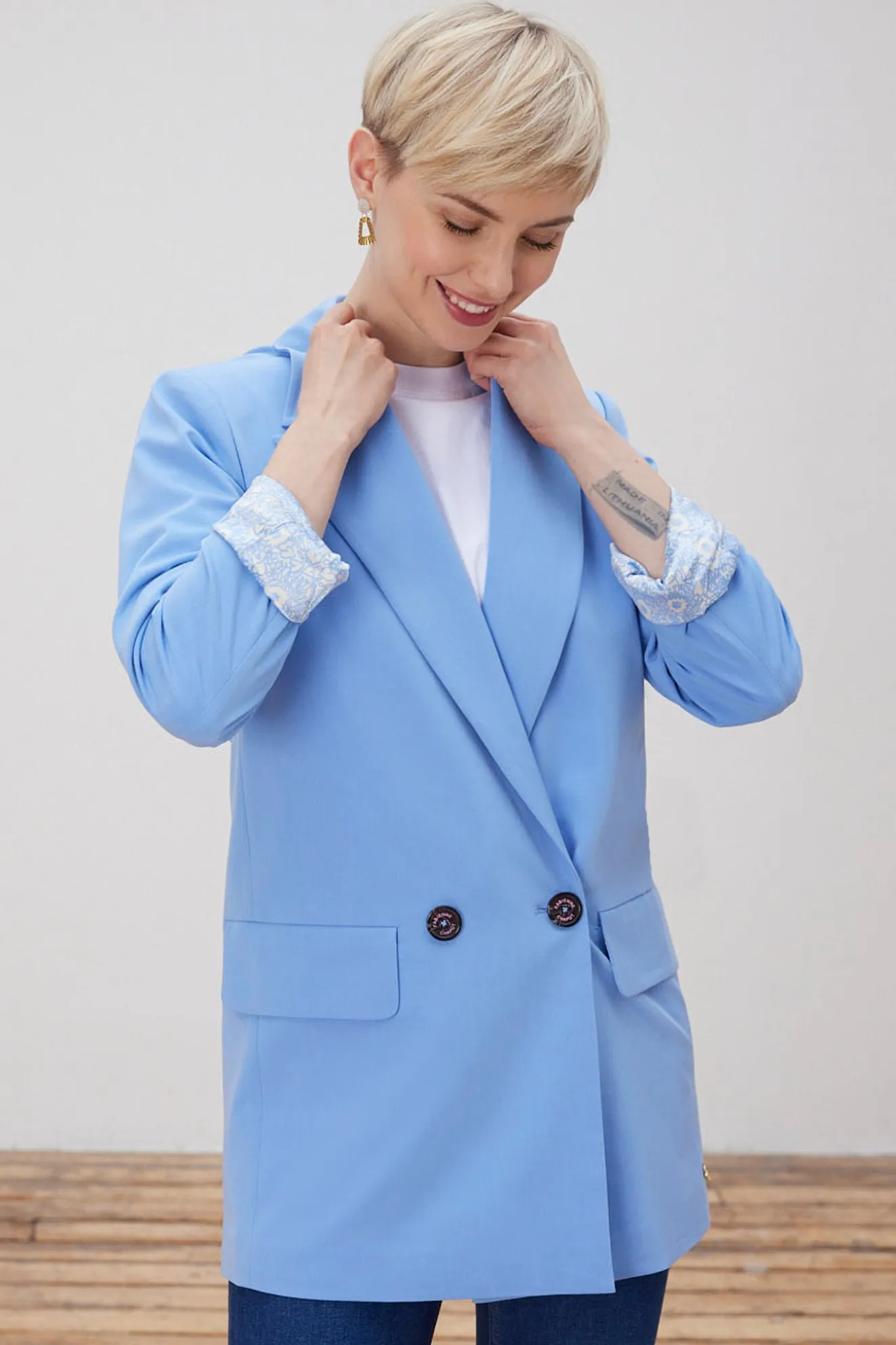 Fabienne Chapot Benny Light Blue Blazer