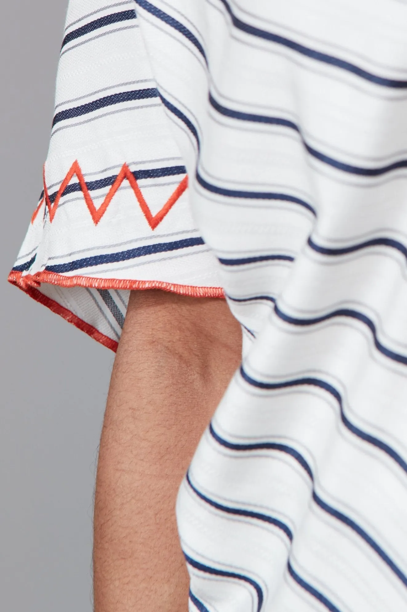 Charli Rowan Blue & White Stripe Knitted Tunic