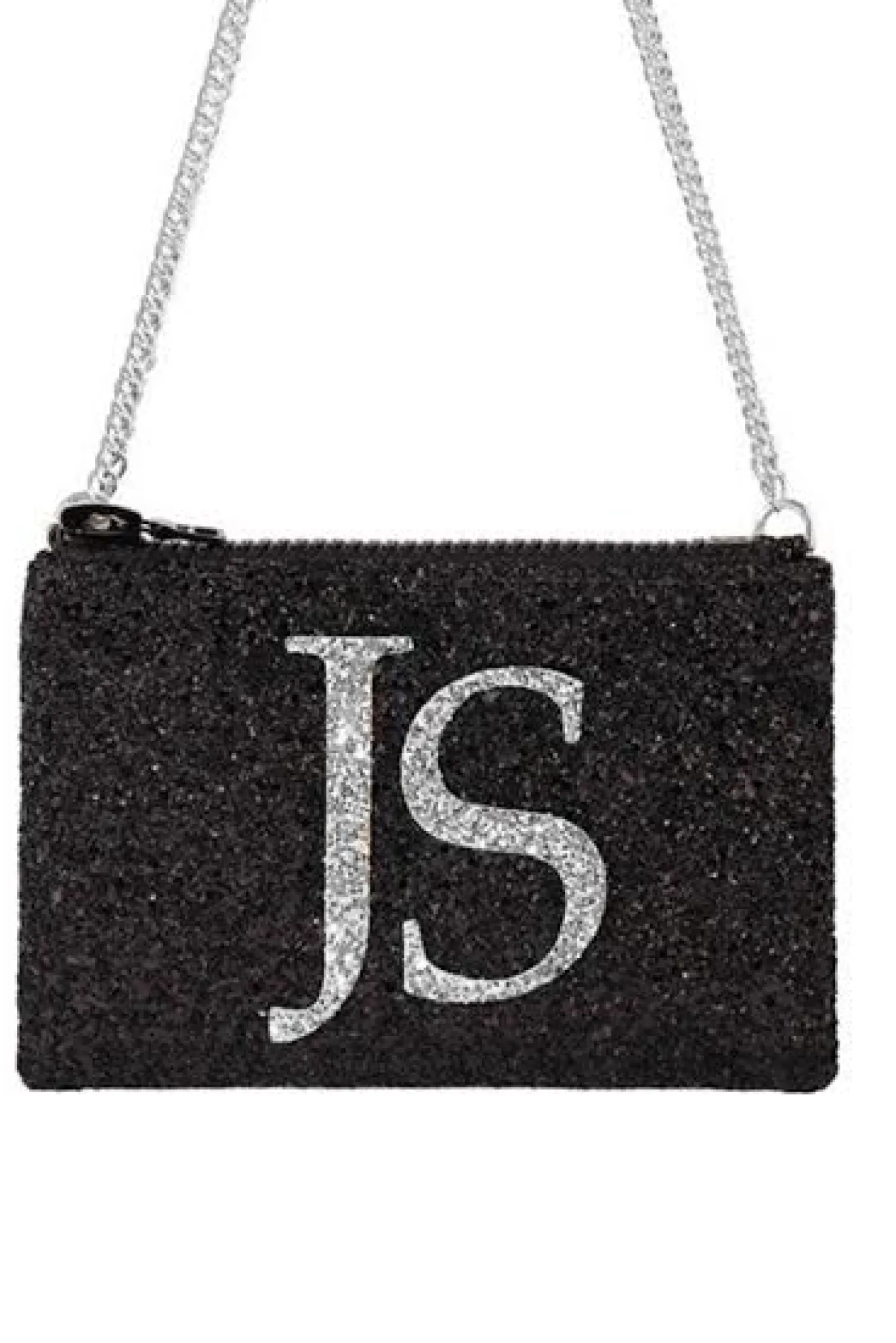 Monogram Glitter Cross-Body Bag (Available In 3 Colour Ways)