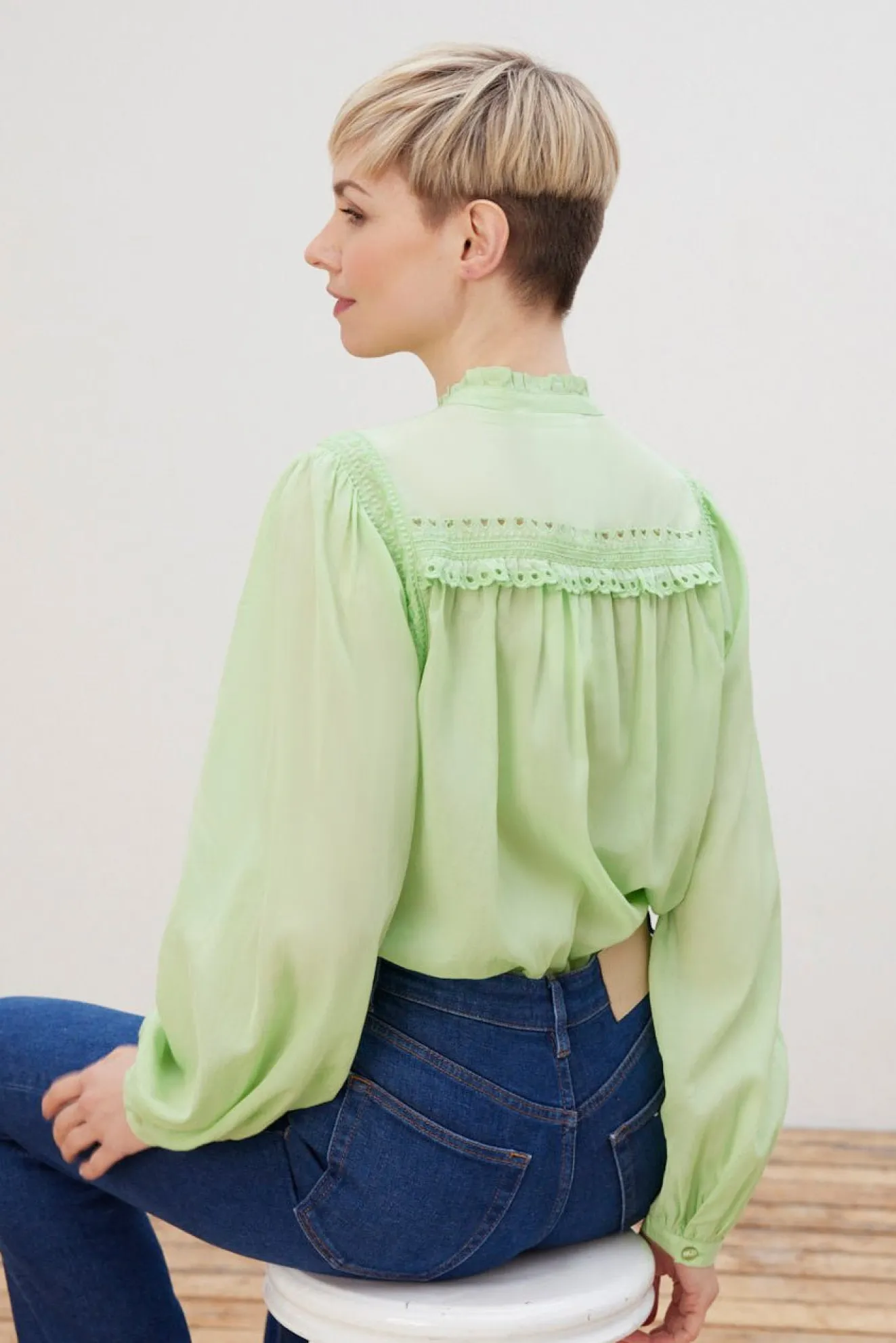 Fabienne Chapot Tootsie Light Green Blouse