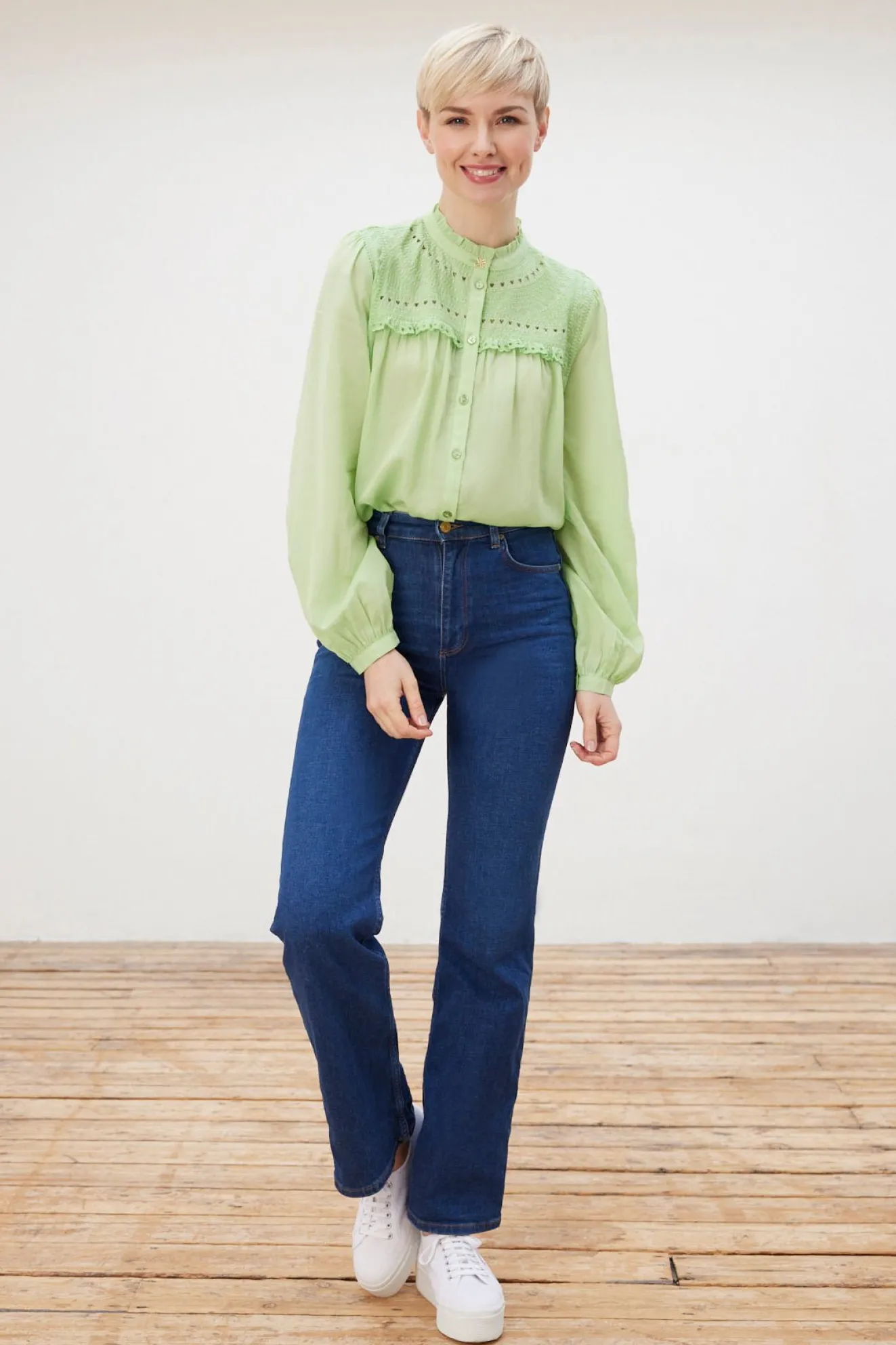 Fabienne Chapot Tootsie Light Green Blouse