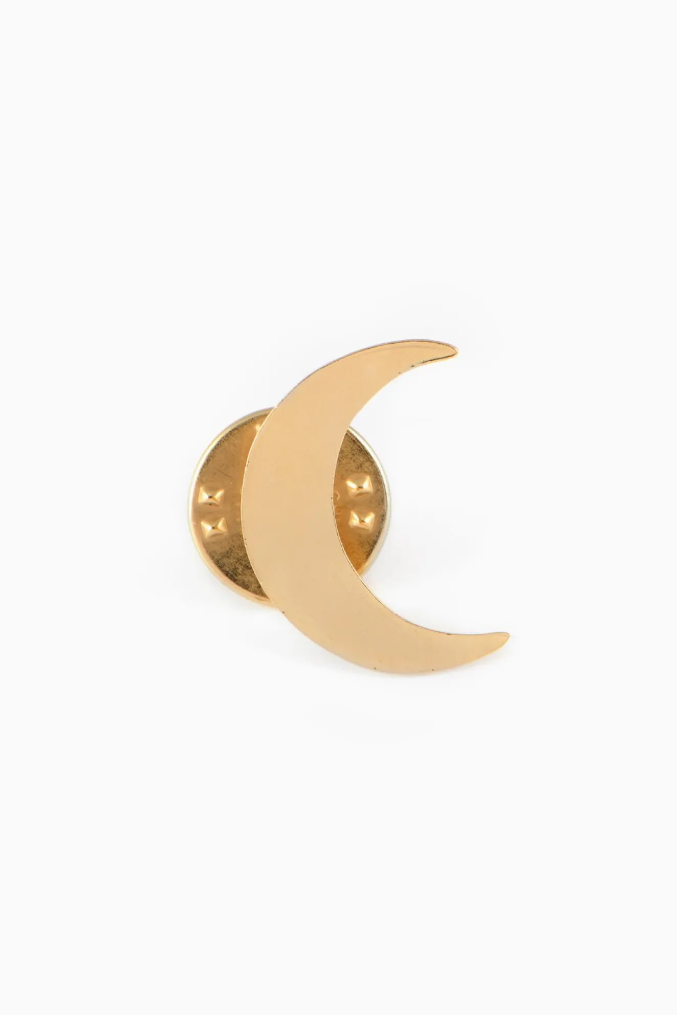 Gina Gold Crescent Moon Shaped Pin