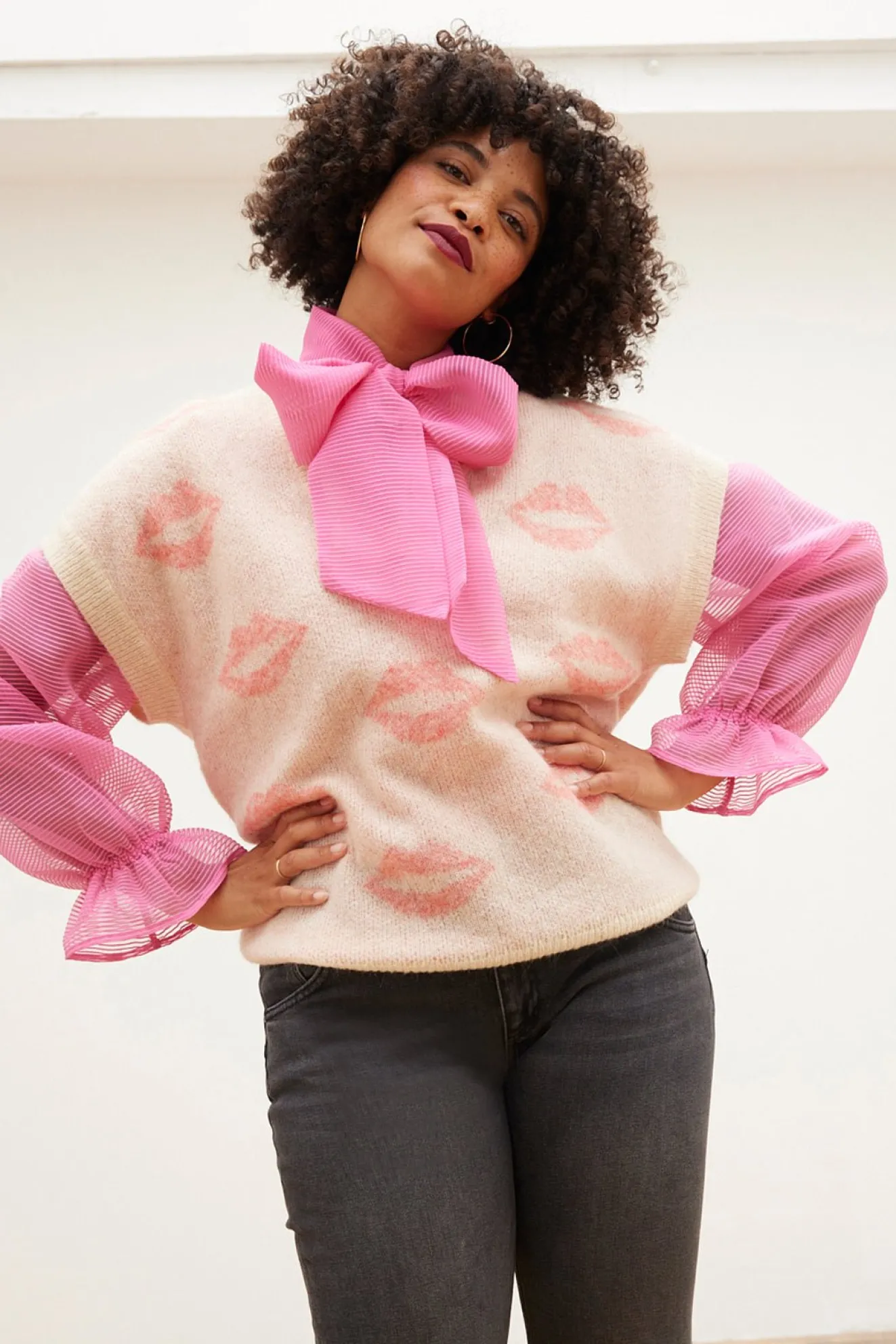 Stella Nova Flo Kiss Print Knit