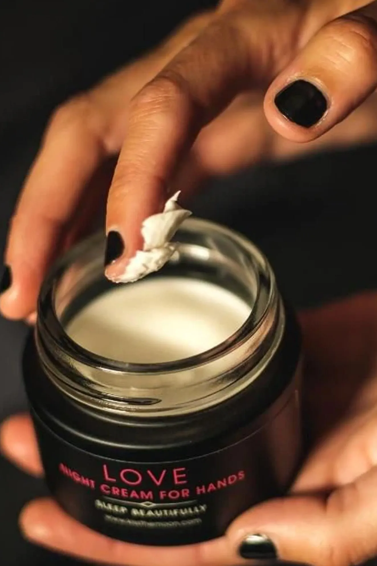 Love Night Cream For Hands With Rose & Frankincense