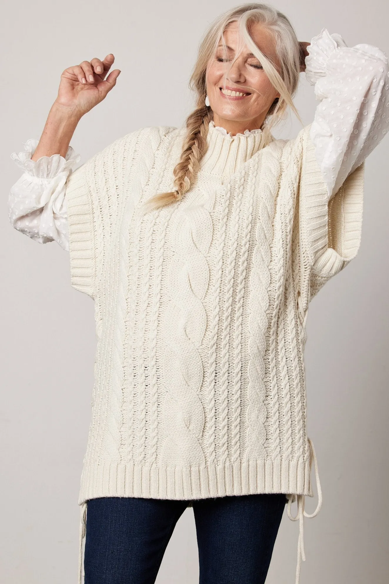 Stella Nova Elona Cable Knitted Vest