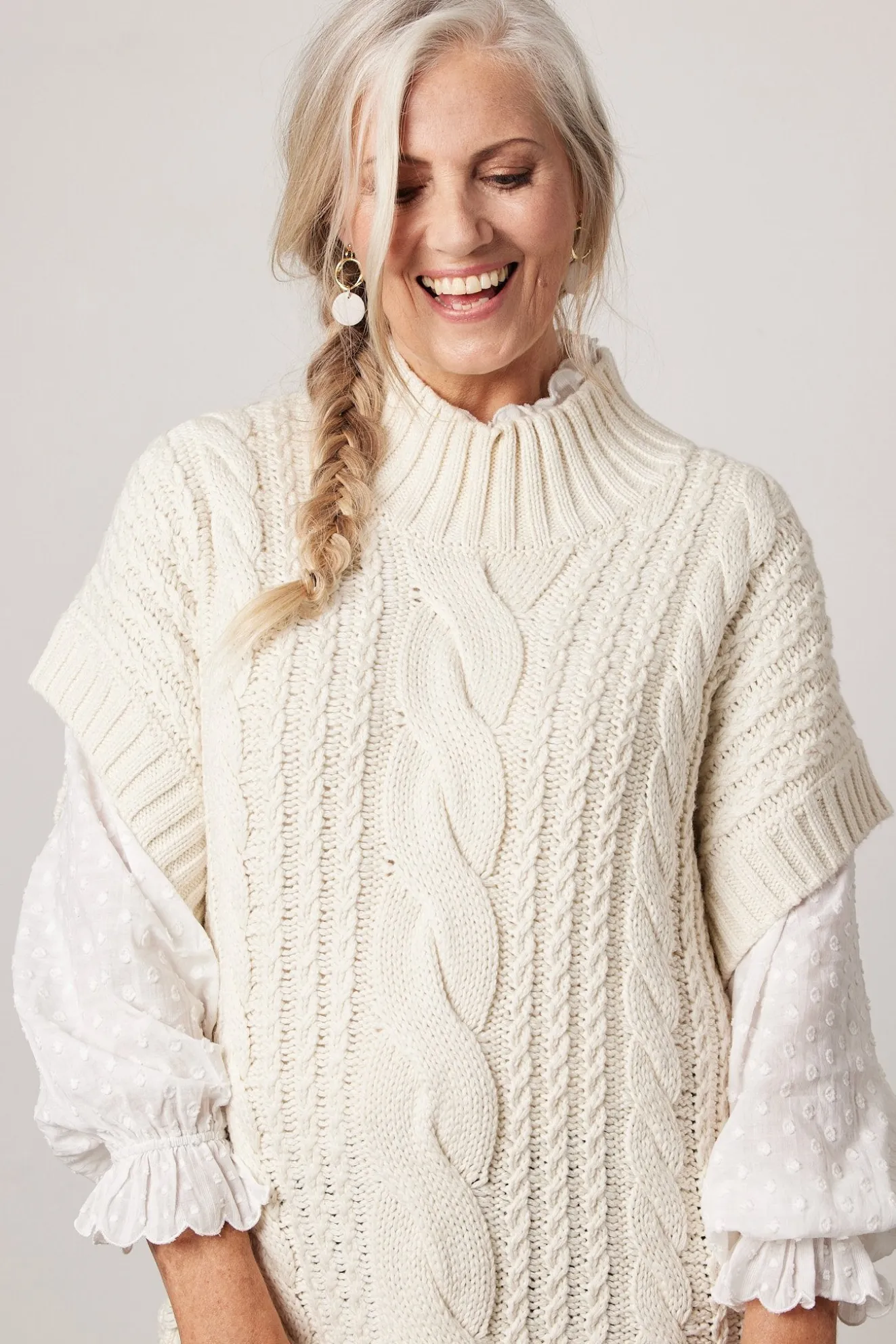 Stella Nova Elona Cable Knitted Vest