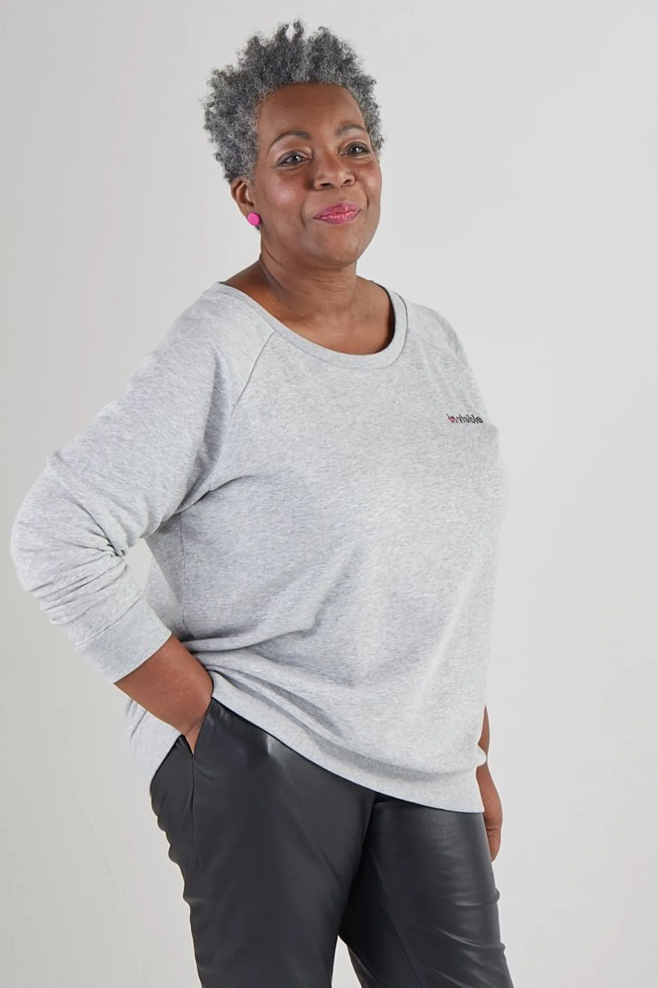 Strike Out Ageism Charity Grey Sweatshirt (3 Slogan Options)