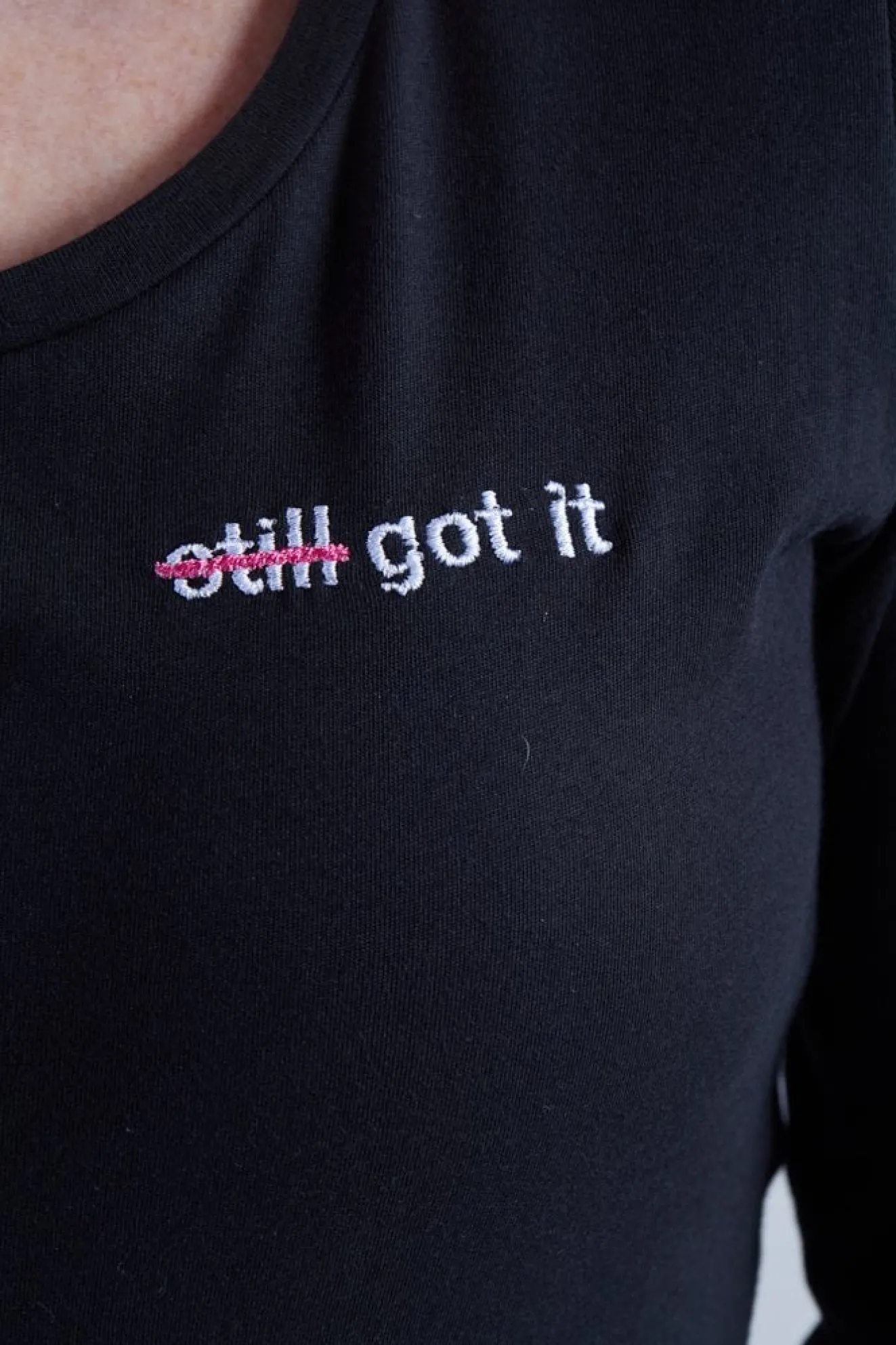 Strike Out Ageism Charity Grey Sweatshirt (3 Slogan Options)