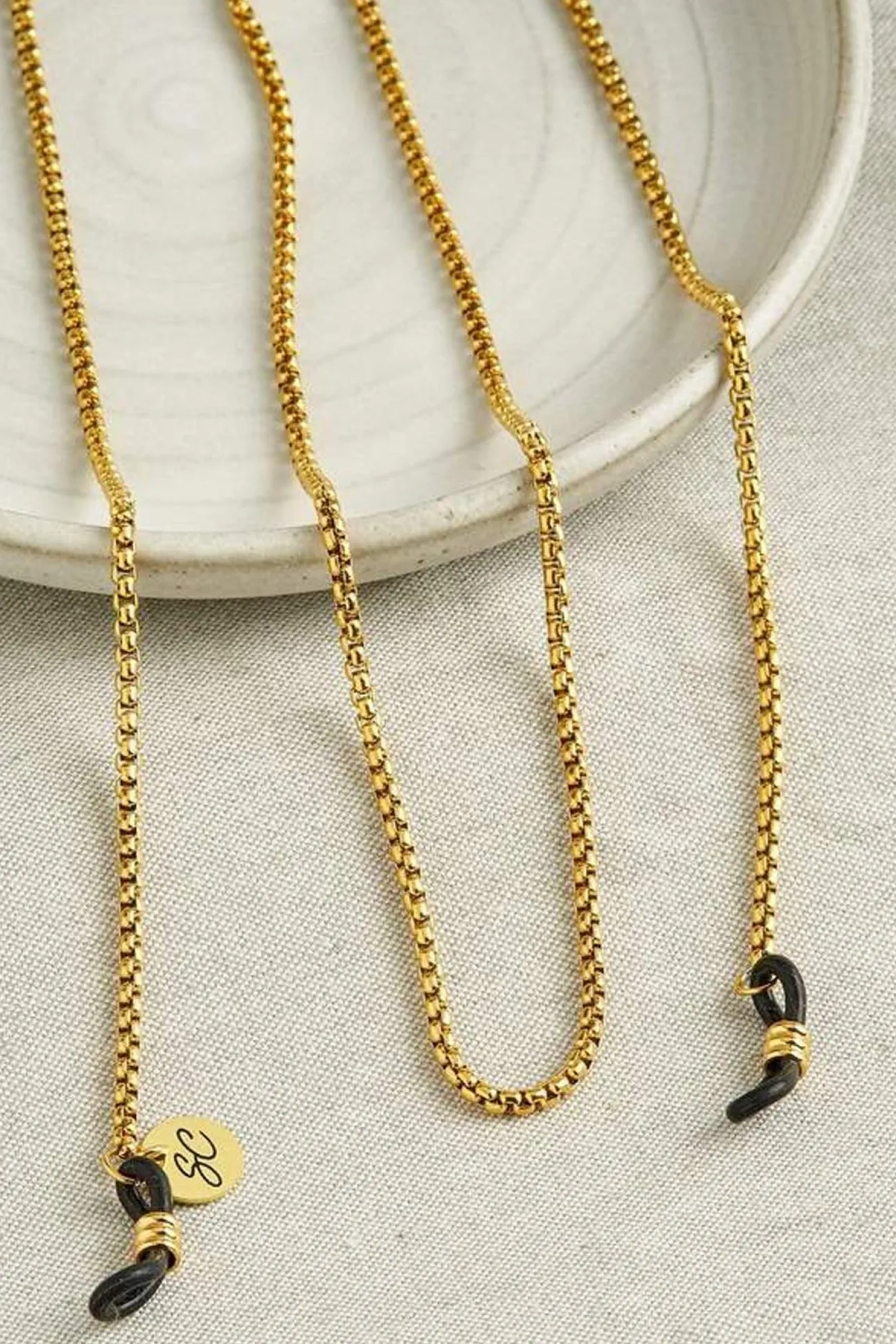 Jaguar Gold Glasses Chain