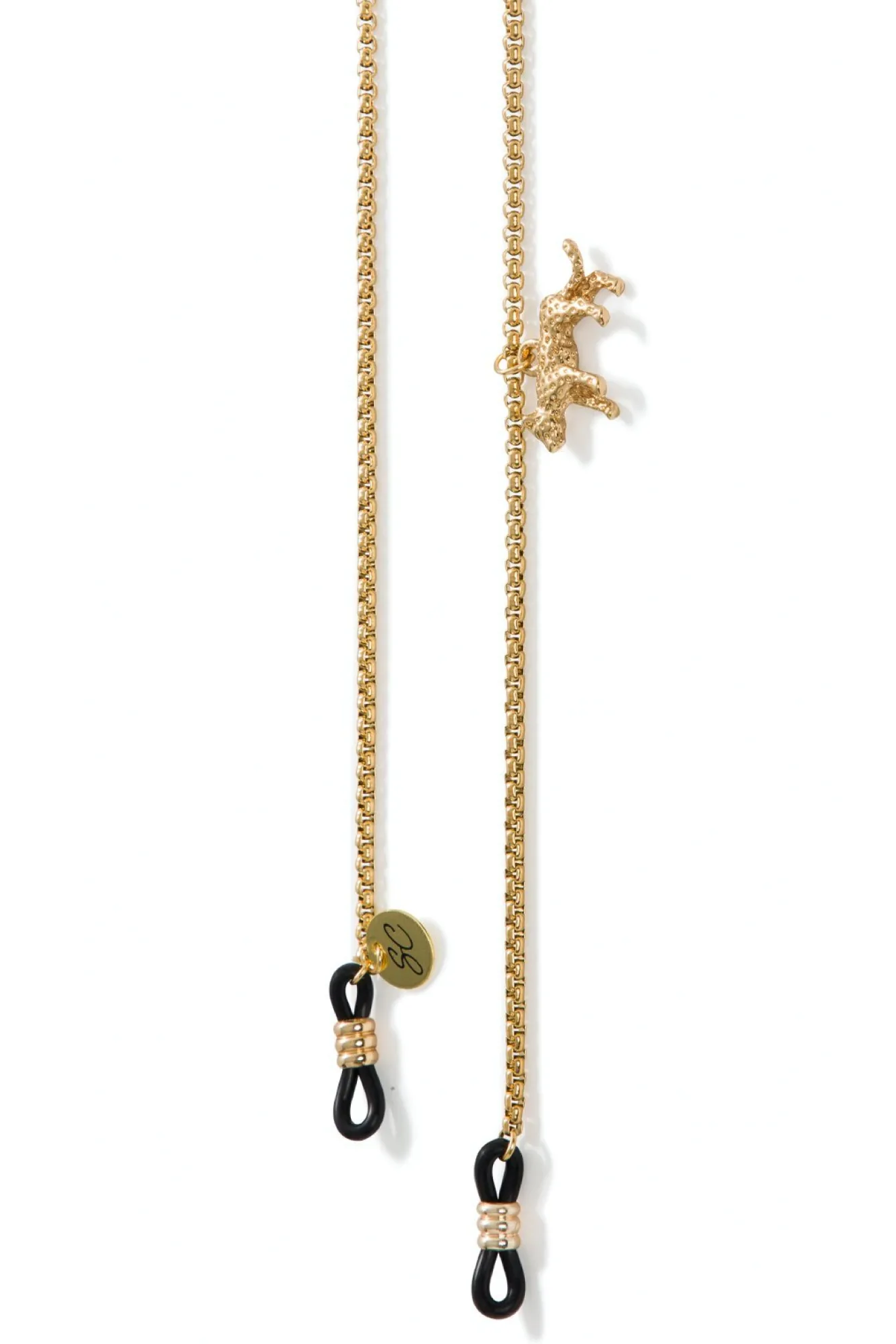 Jaguar Gold Glasses Chain
