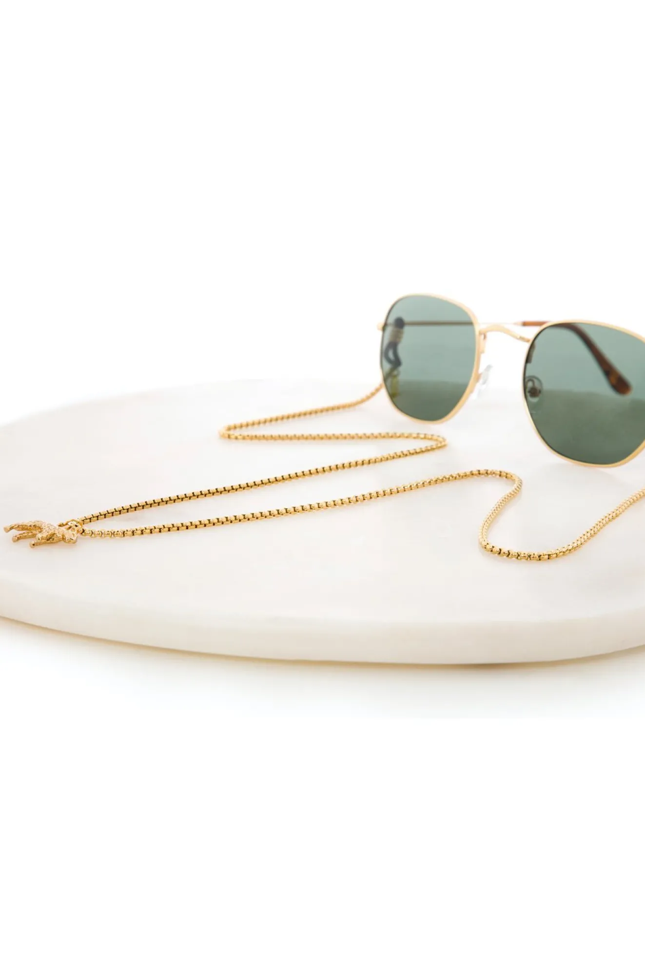 Jaguar Gold Glasses Chain