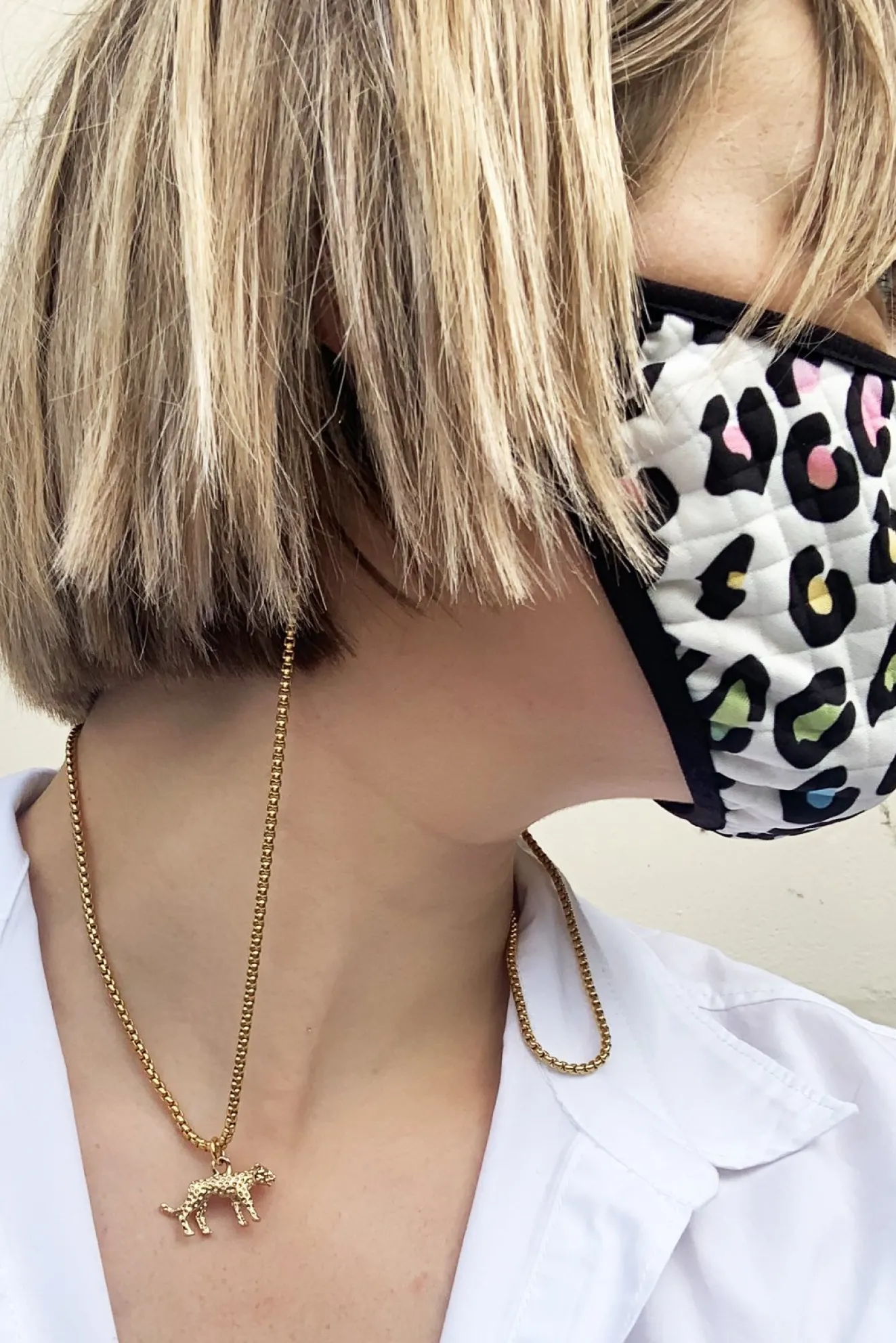 Jaguar Gold Glasses Chain