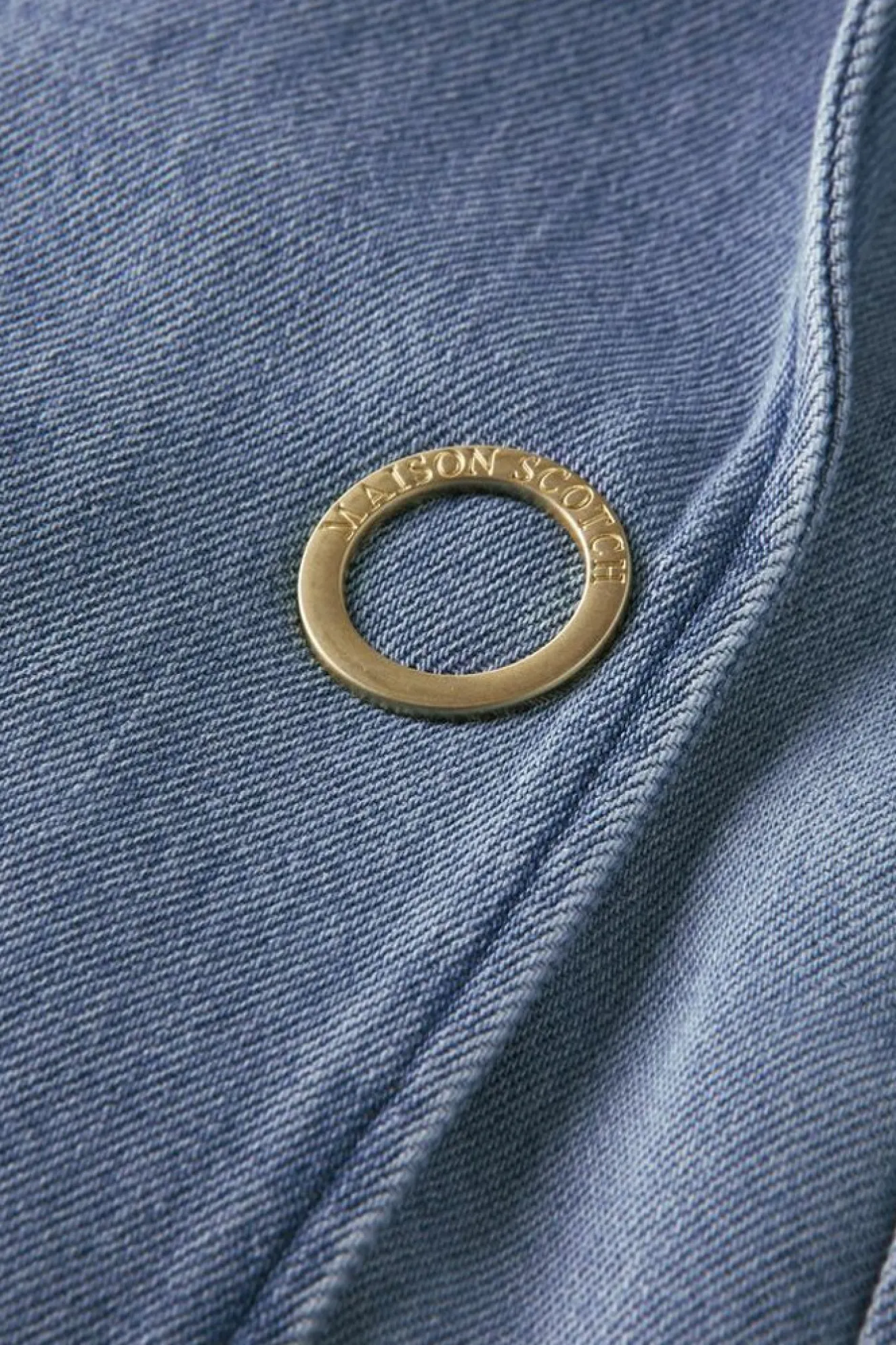 Scotch & Soda Ams Blauw Double Breasted Indigo Blazer