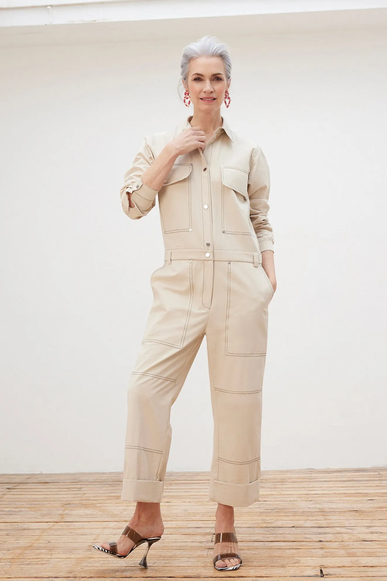Stella Nova Charita Sand Jumpsuit
