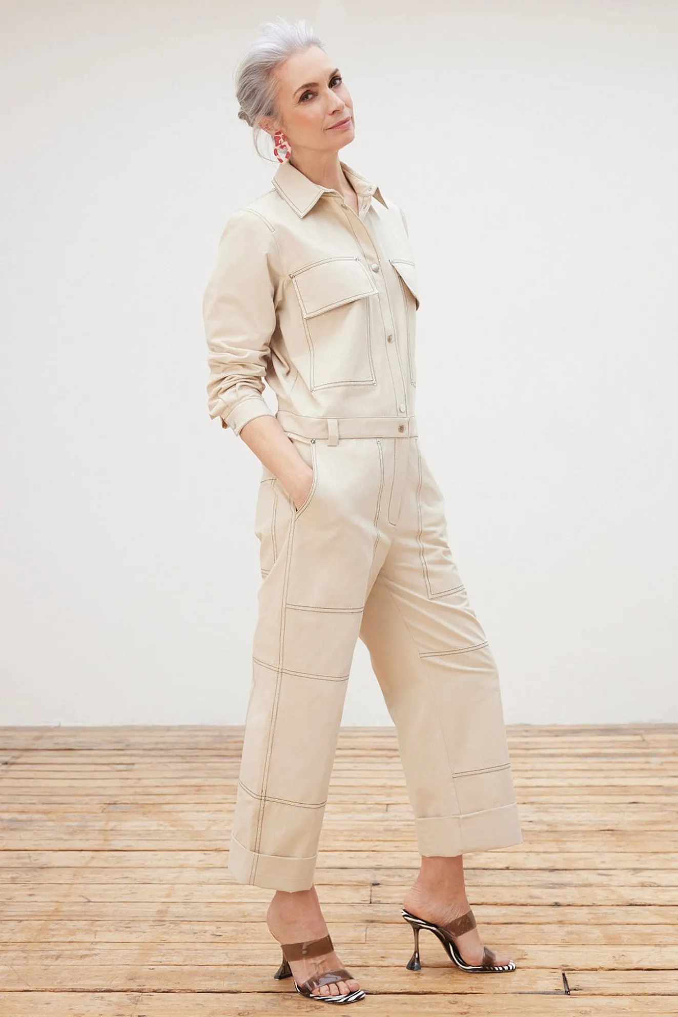 Stella Nova Charita Sand Jumpsuit