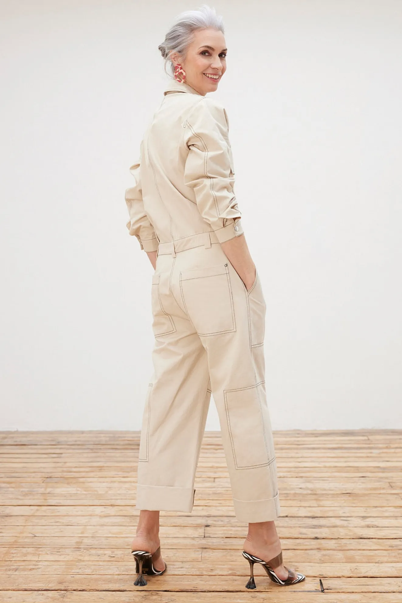 Stella Nova Charita Sand Jumpsuit