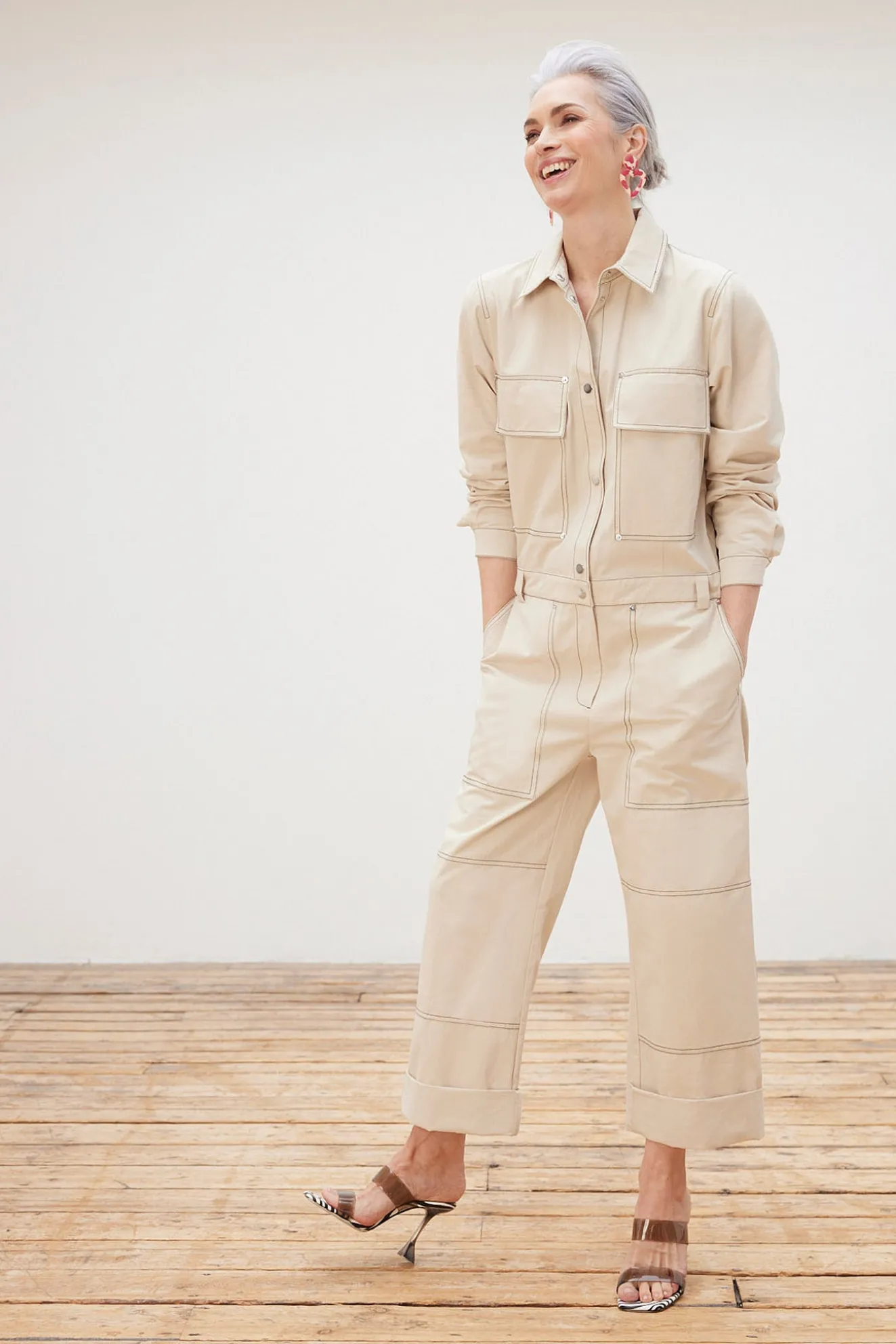 Stella Nova Charita Sand Jumpsuit