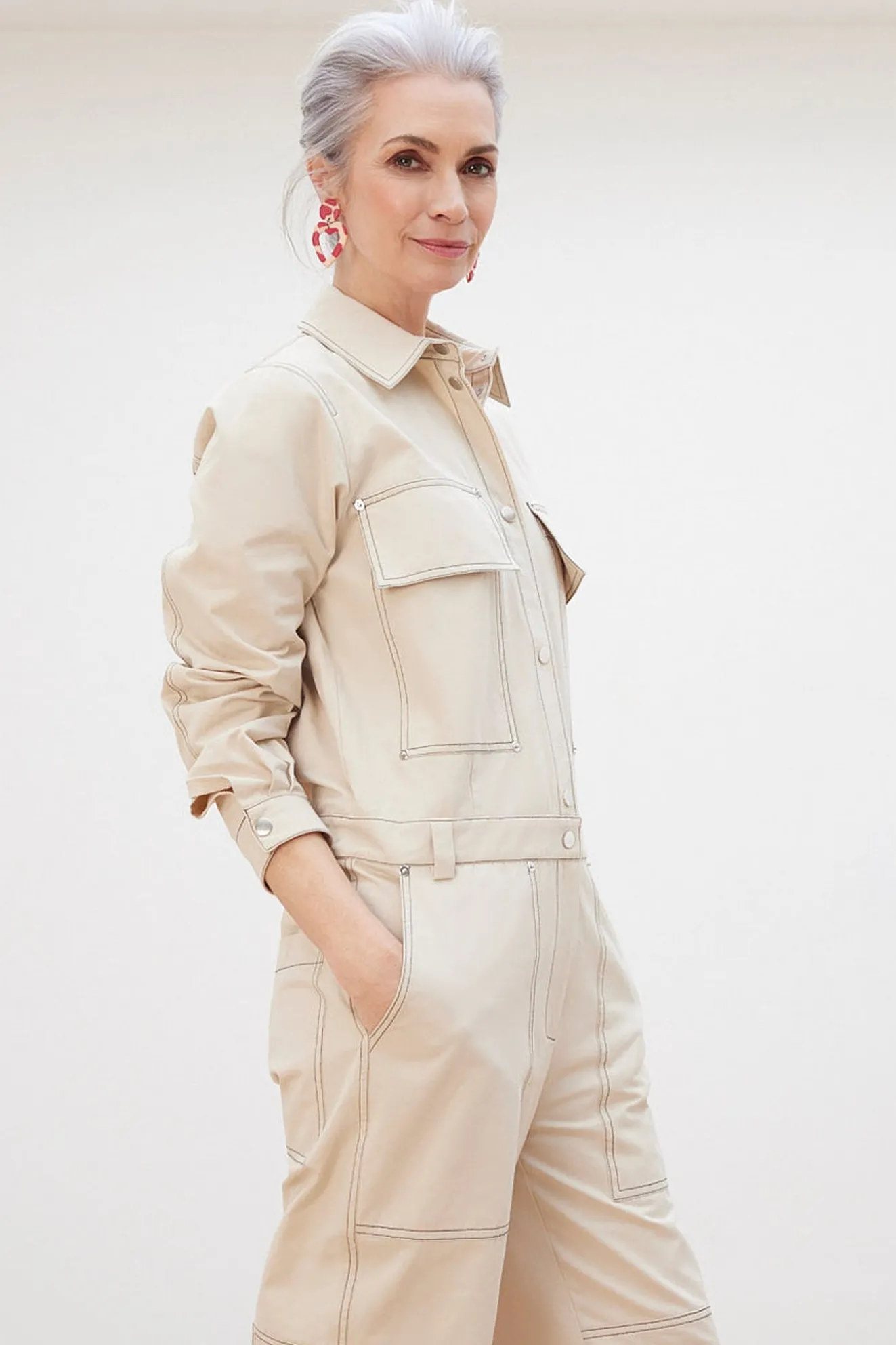 Stella Nova Charita Sand Jumpsuit