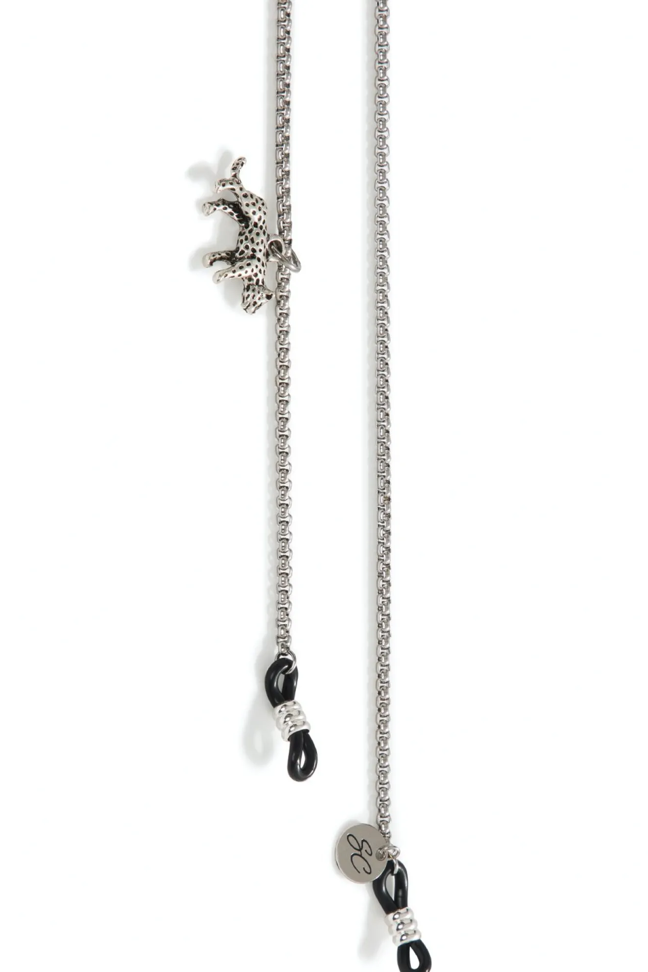 Jaguar Silver Glasses Chain