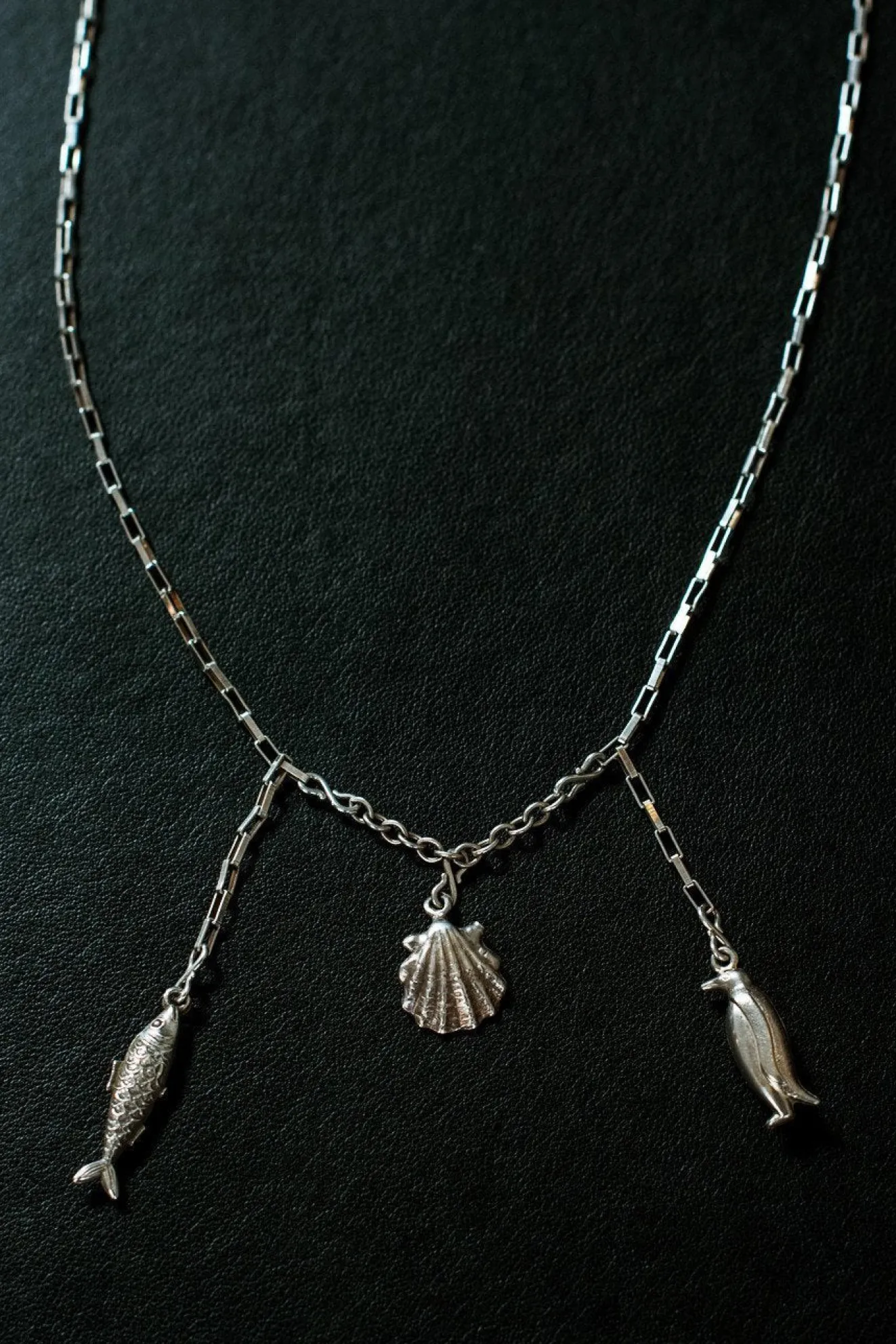 Sea Life Sterling Silver One-Of-A-Kind Necklace