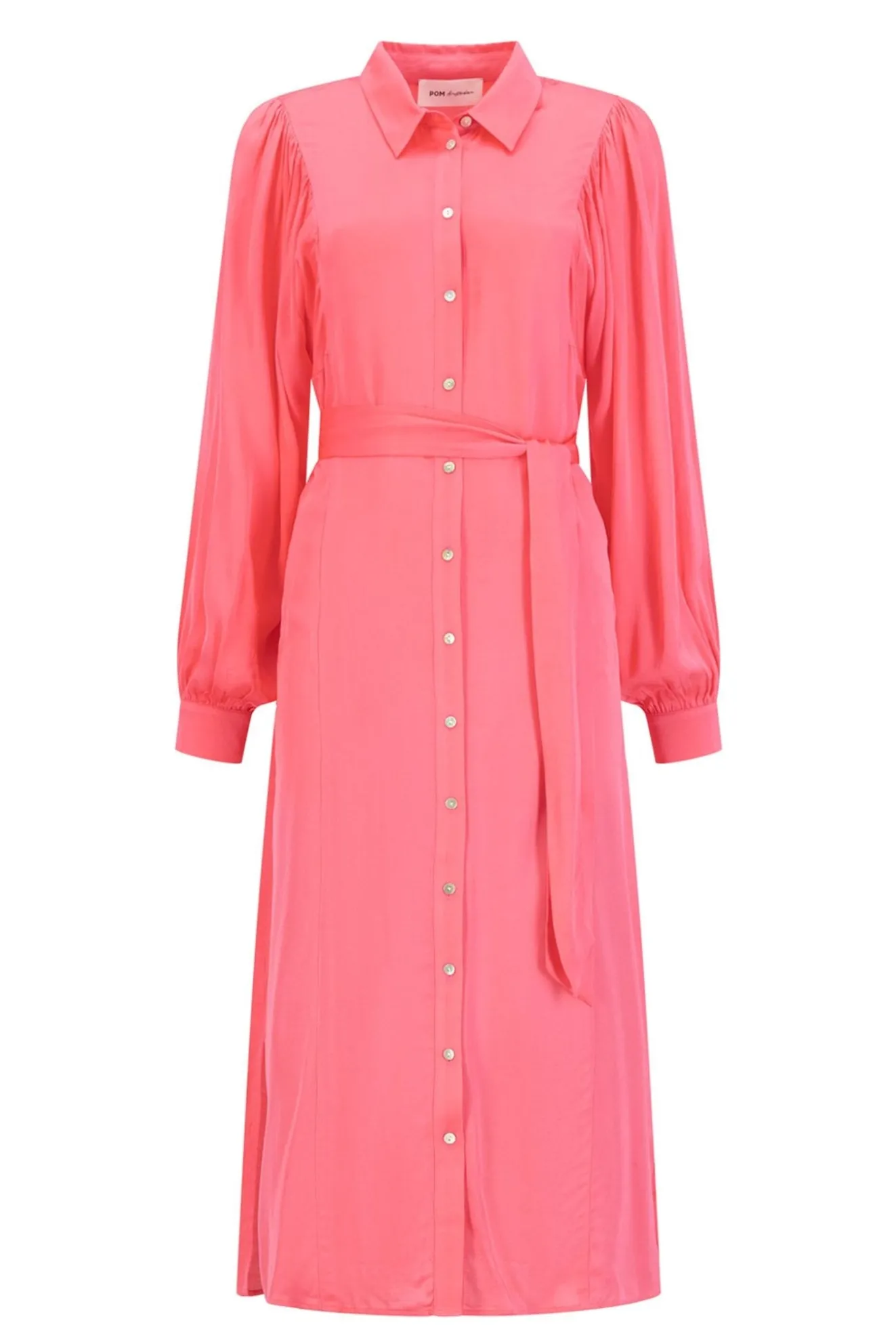 Pom Amsterdam Blush Pink Midi Dress