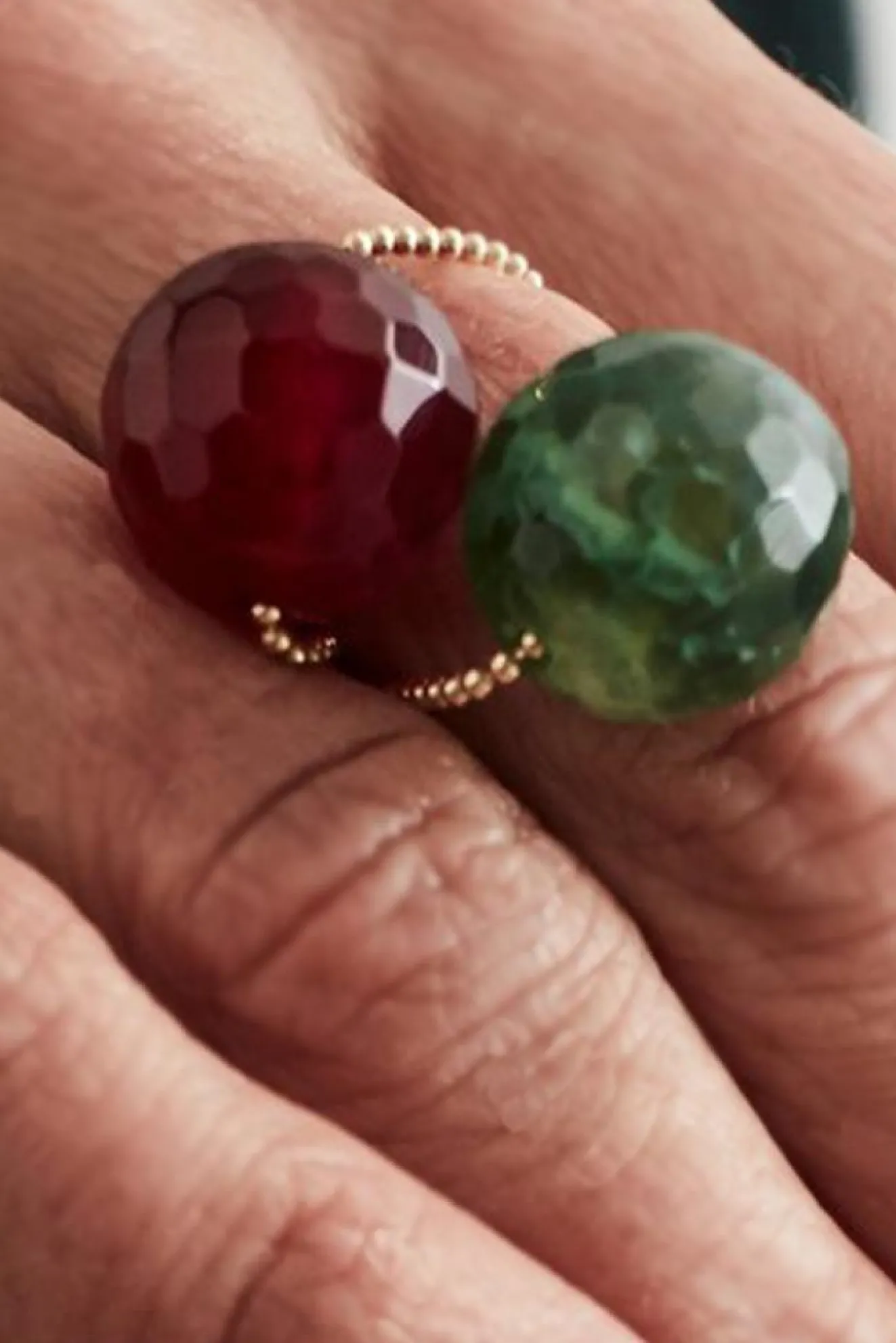 Gembud Light Semi Precious Stone 9Kt Gold Ring (6 Styles Available)