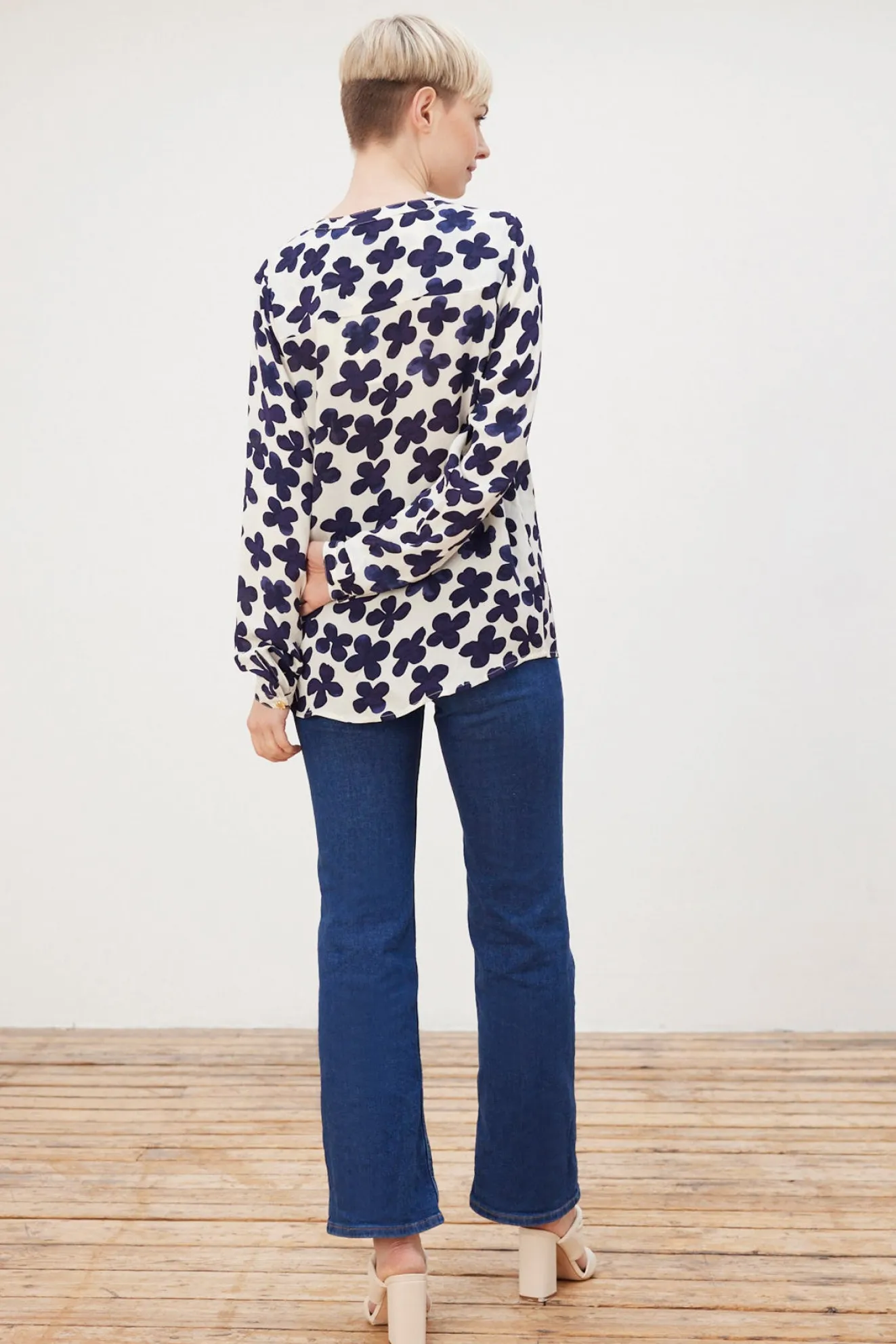 Fabienne Chapot Sunset Treboli Navy Blouse