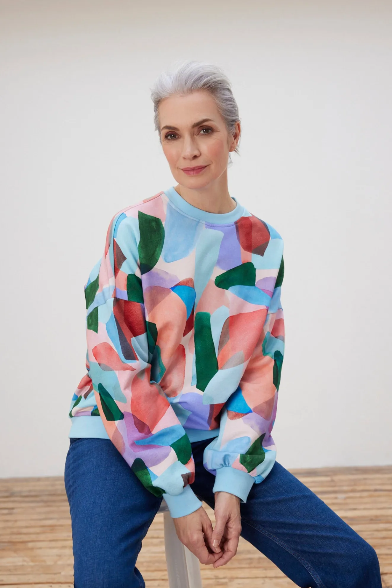 Pom Amsterdam Elements Printed Sweater