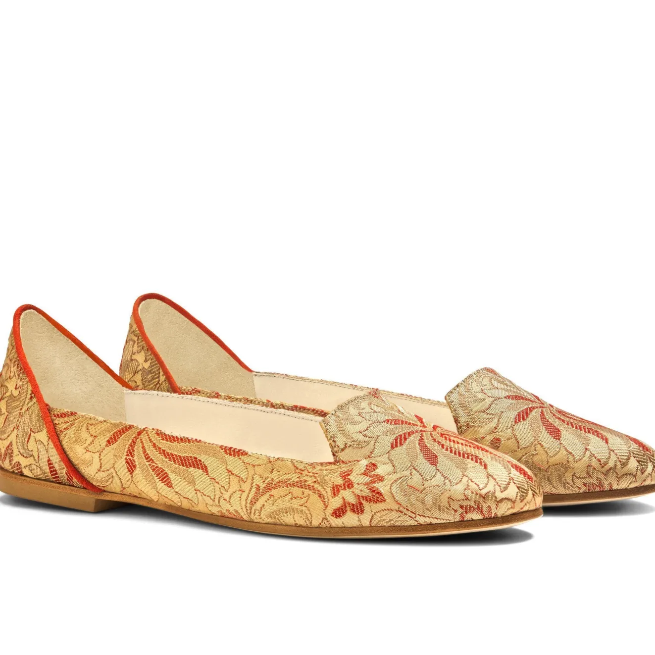 Lilian Of Banaras Flat Shoes