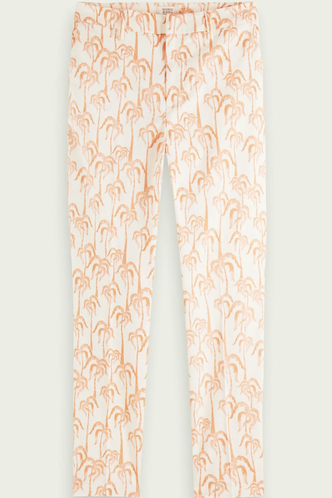 Scotch & Soda Bell Slim Fit Printed Chinos