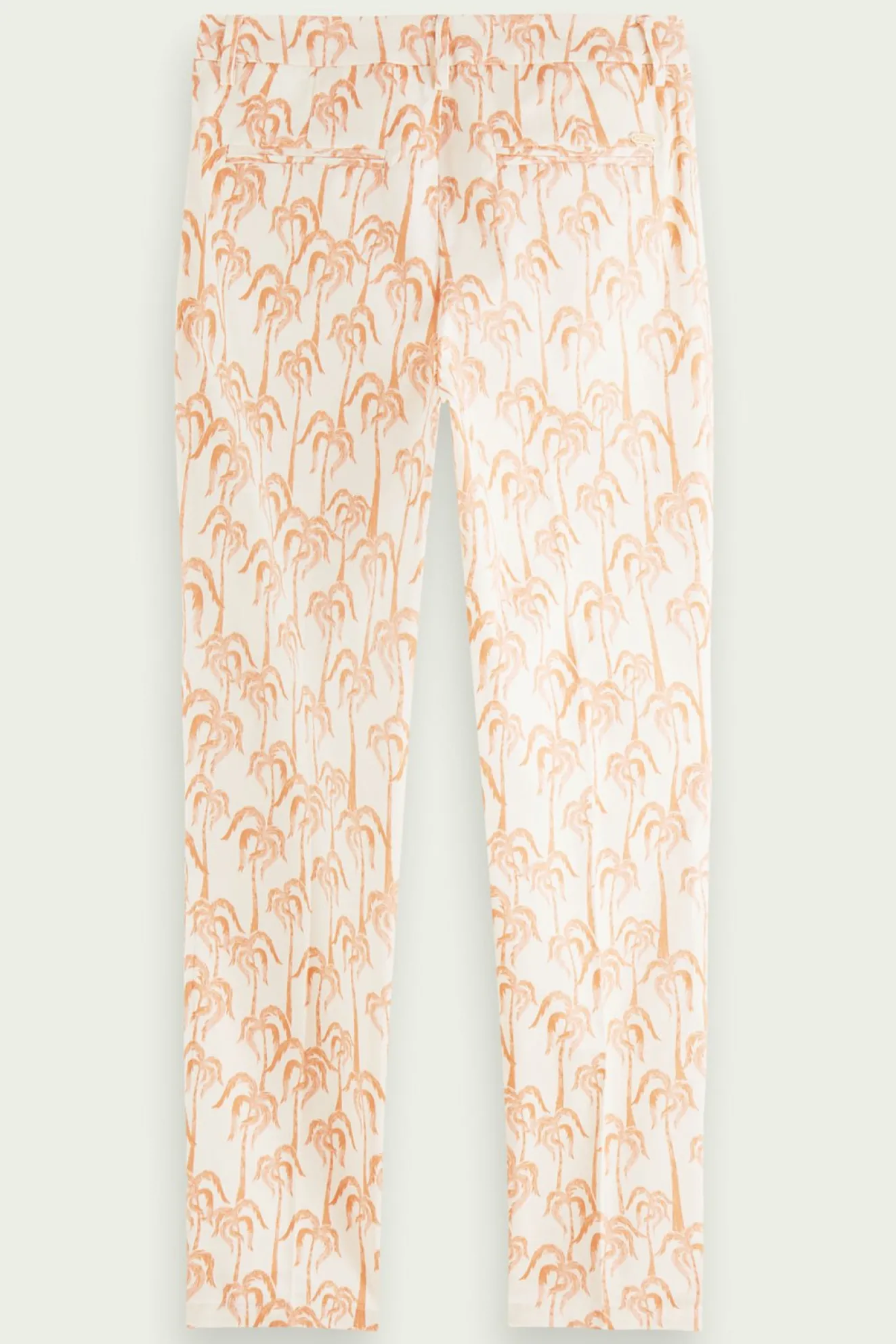 Scotch & Soda Bell Slim Fit Printed Chinos