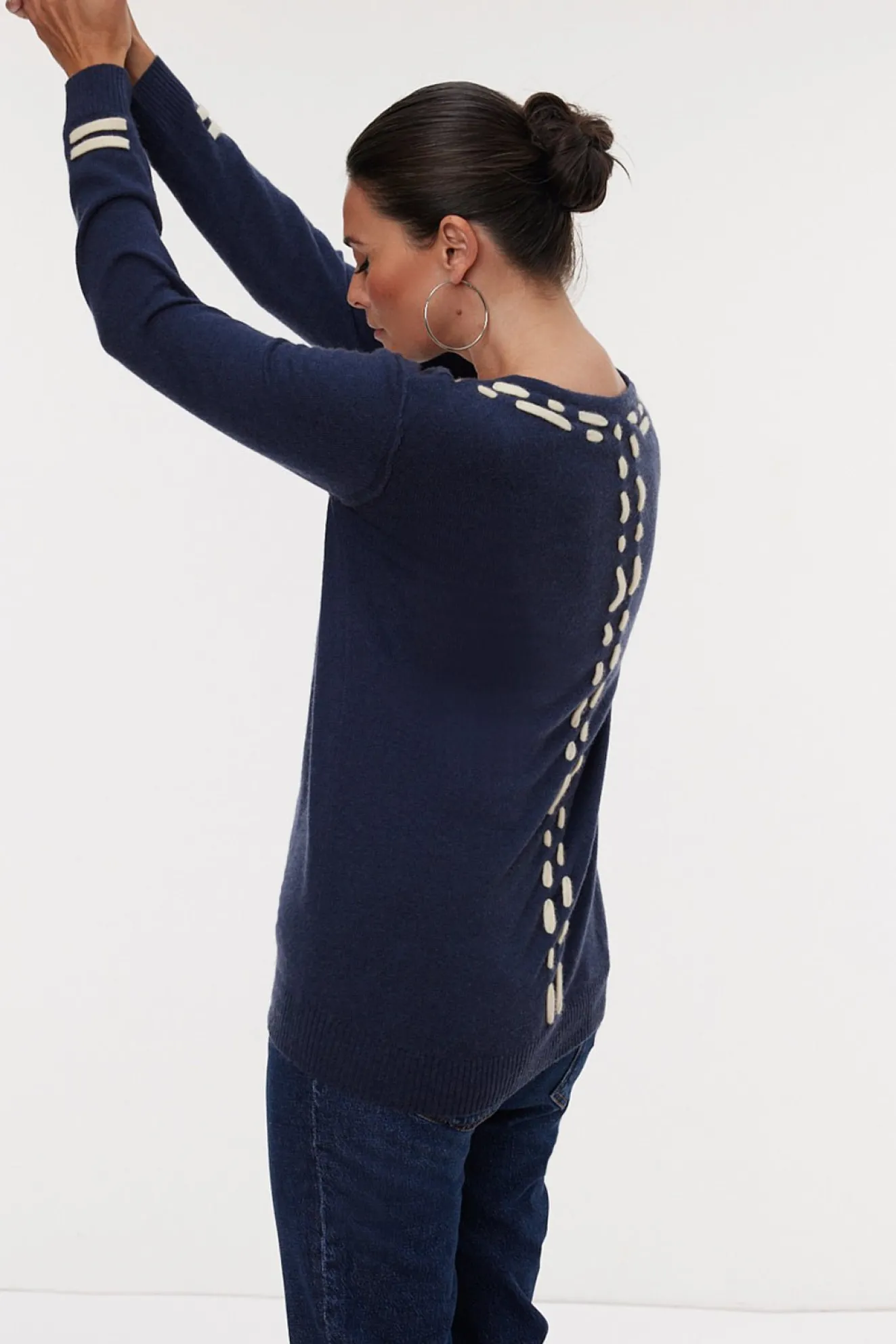 Jacynth London Regina Navy Jumper