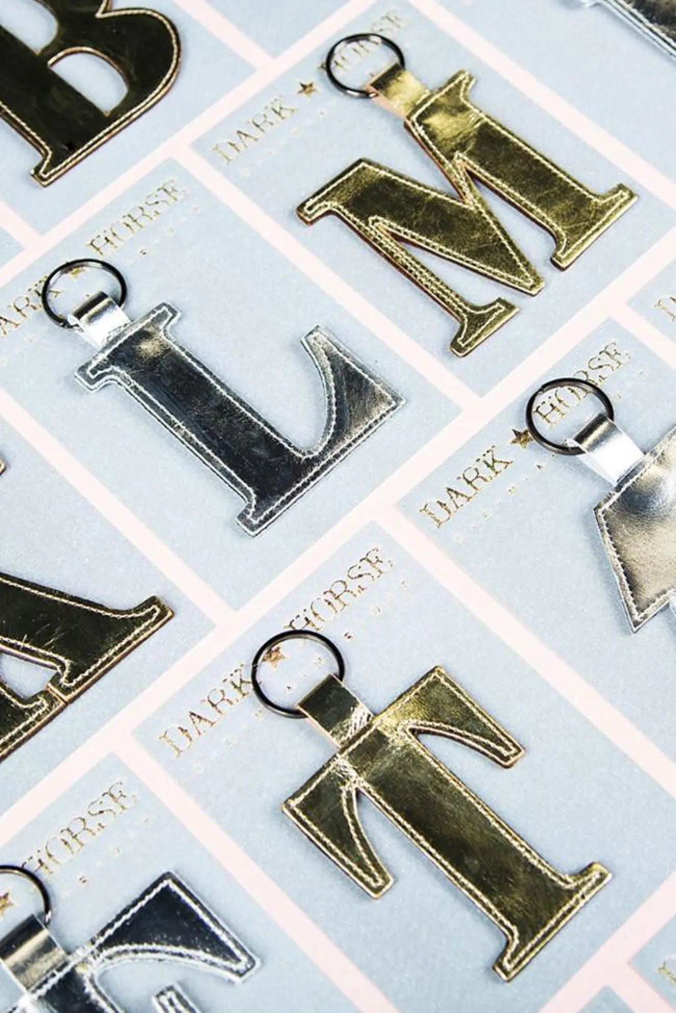 Classic Alphabet Keyring