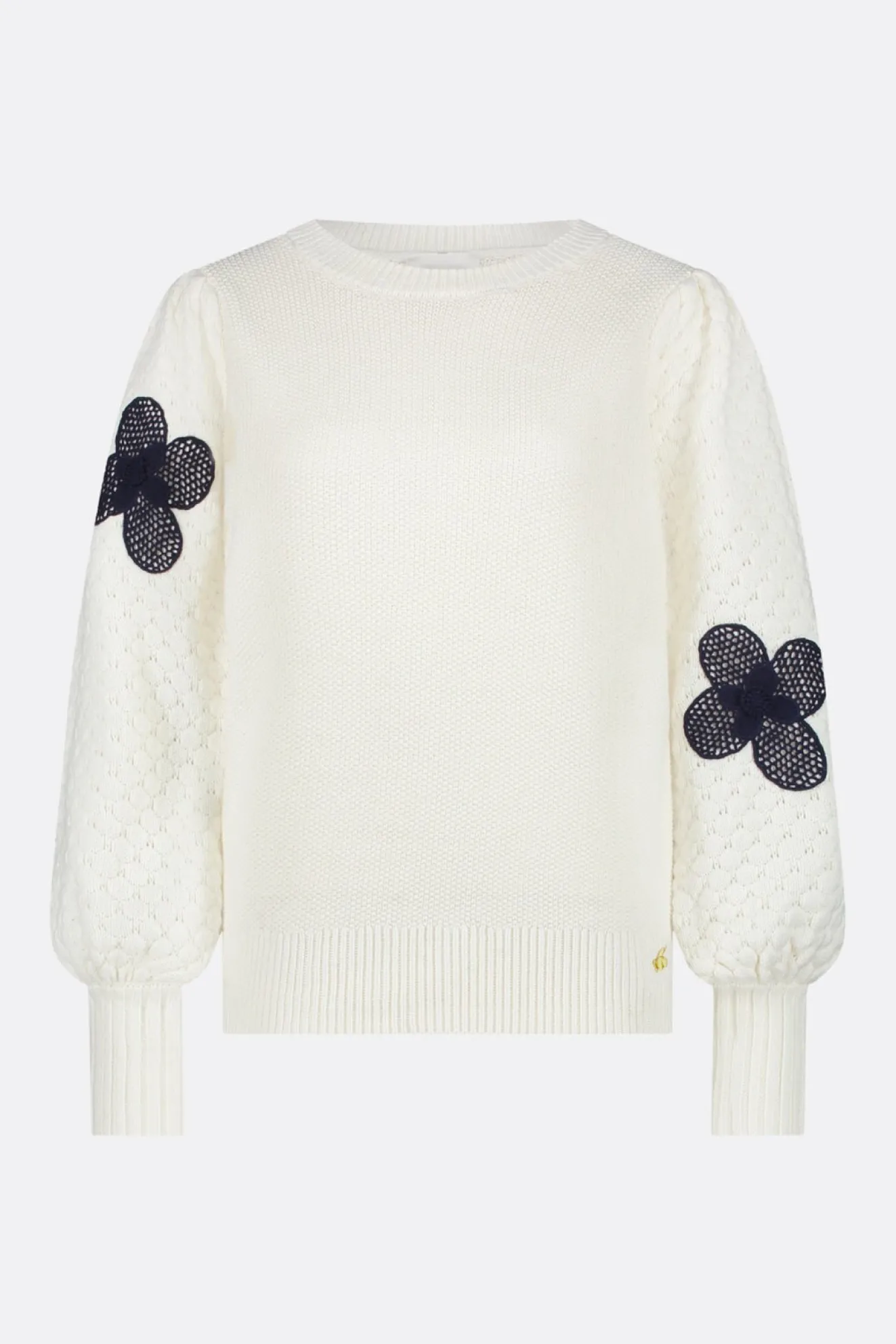 Fabienne Chapot Treboli White Embroidered Jumper