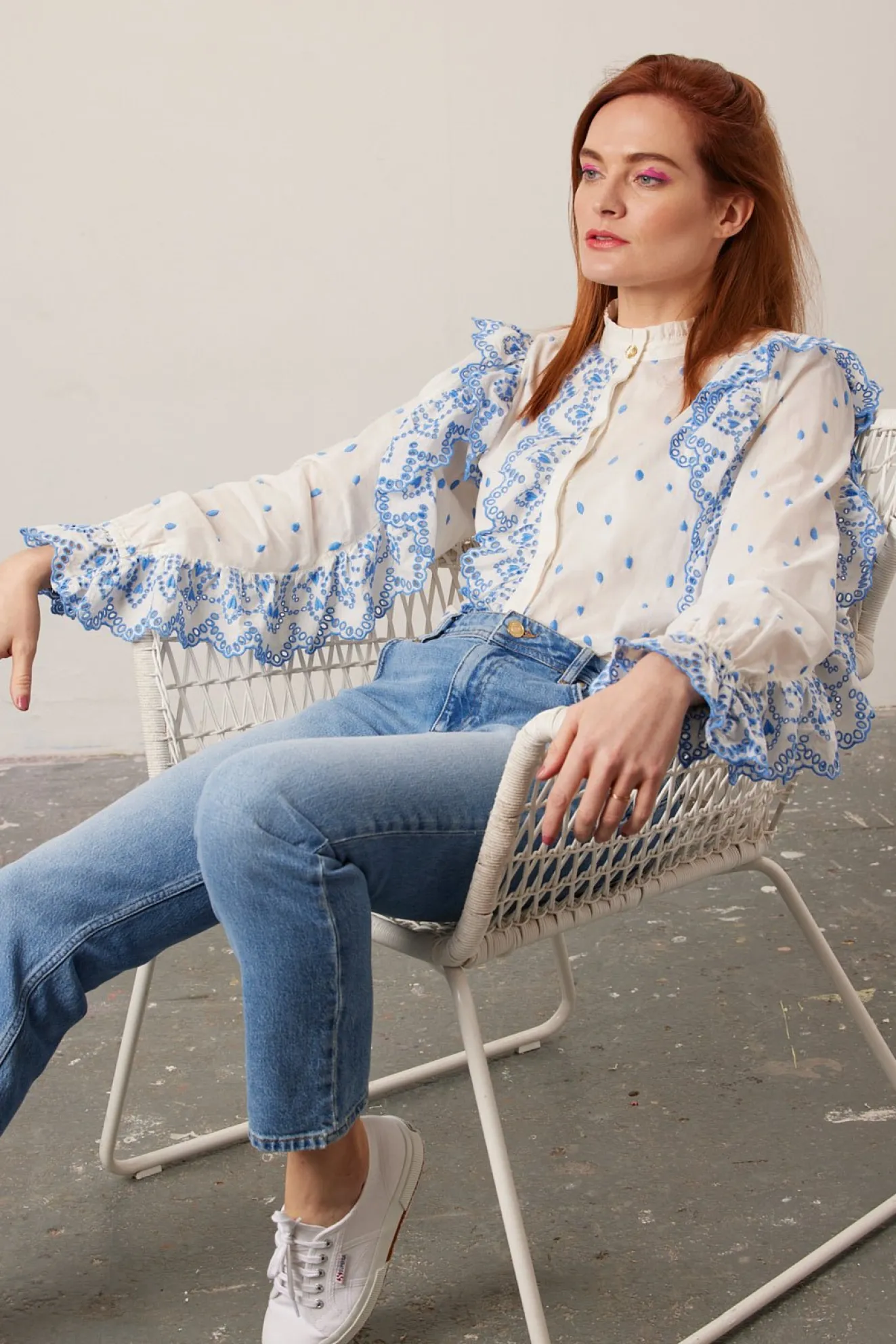 Reiko Nina Mid Blue Boyfriend Jeans