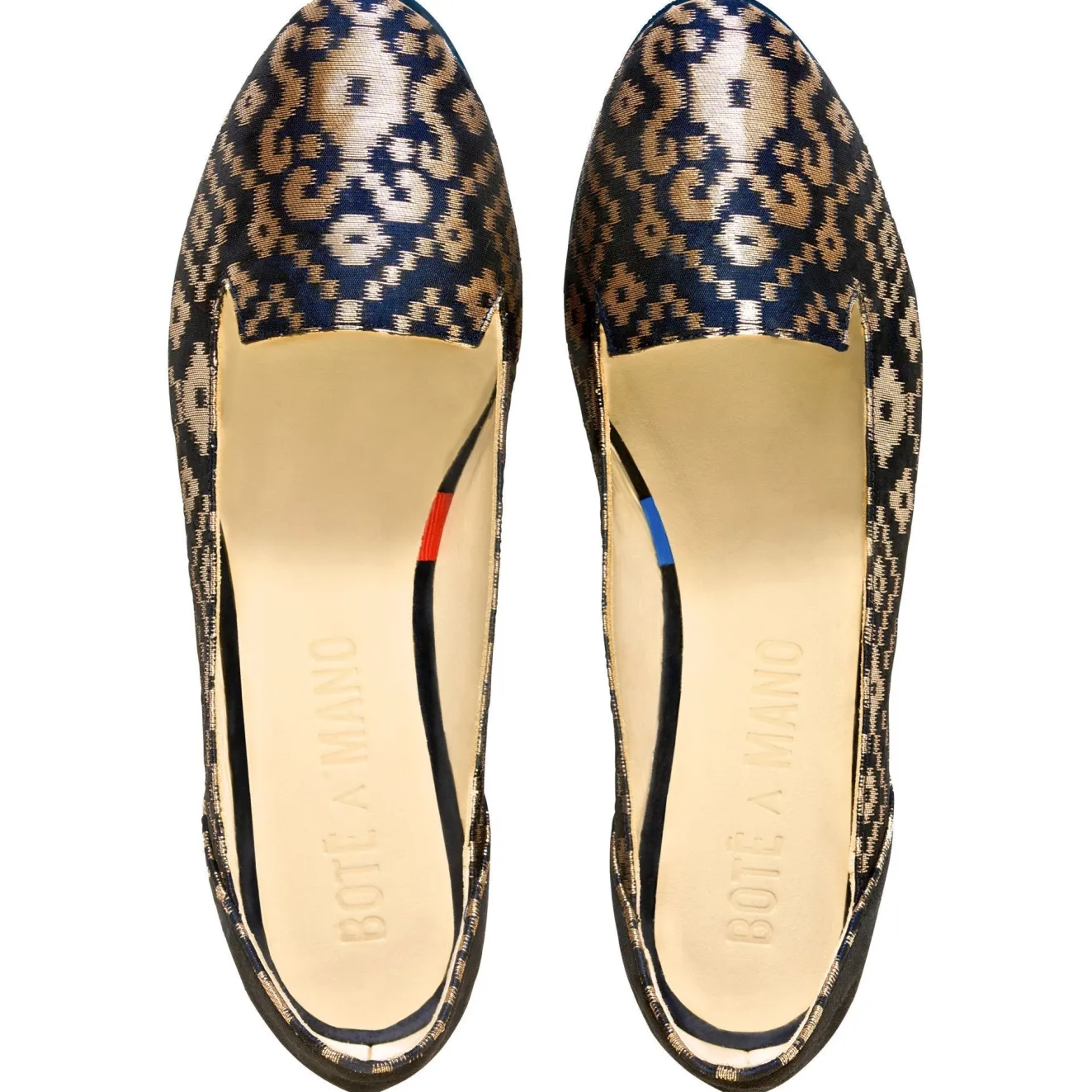 Midnight In Banaras Flats With Micro Foam Shock Absorption Soles