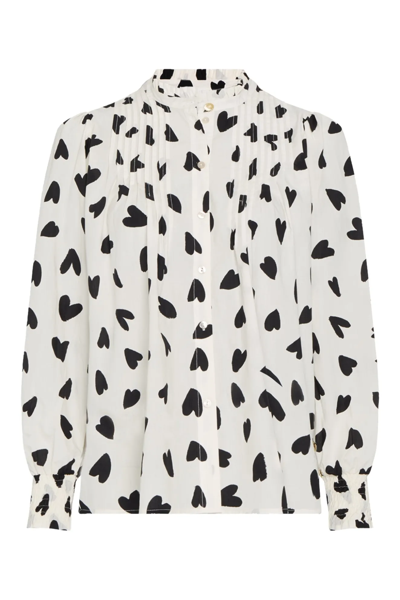 Fabienne Chapot Lucky Pop Heart Print Blouse