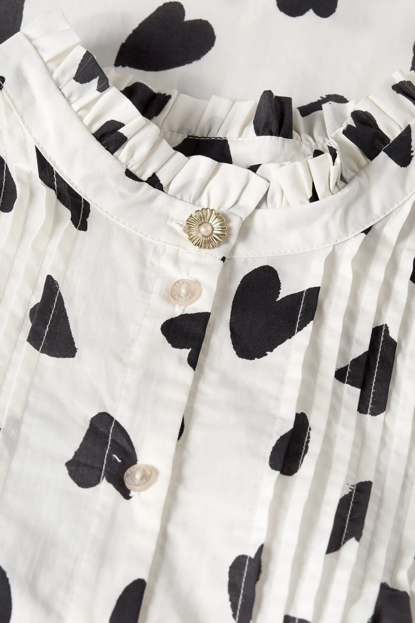 Fabienne Chapot Lucky Pop Heart Print Blouse