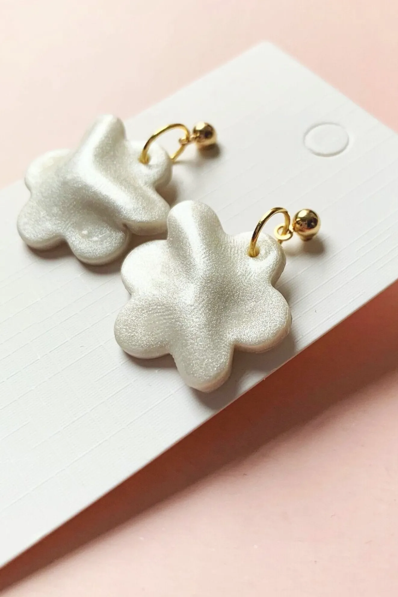 Orla Pearlescent Floral Earrings