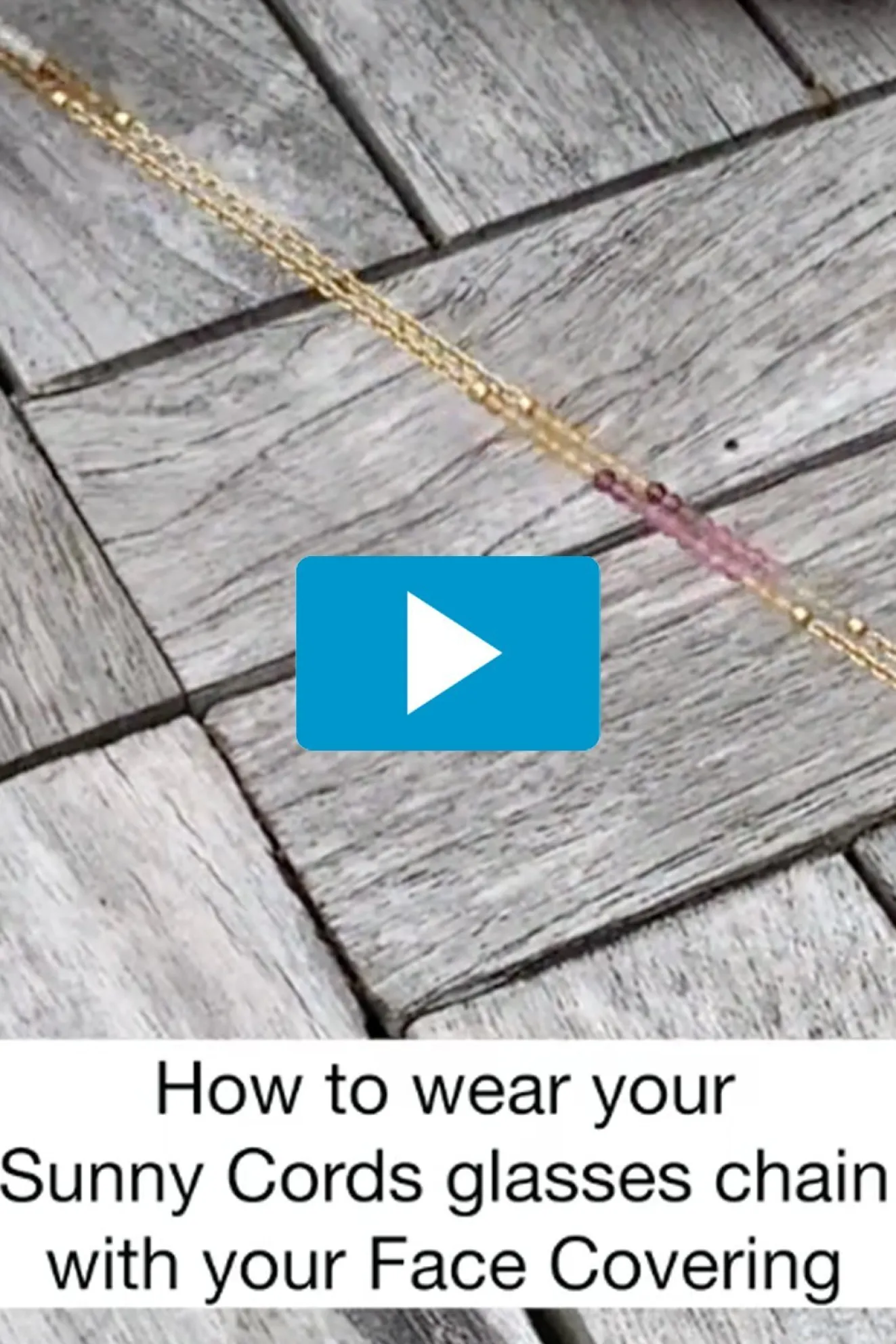 24K Gold Plated Rainbow Tourmaline Glasses Chain & Bracelet